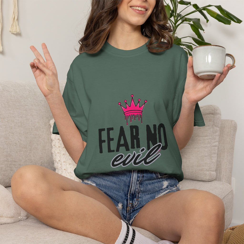 'Fear No Evil' Crown Pink