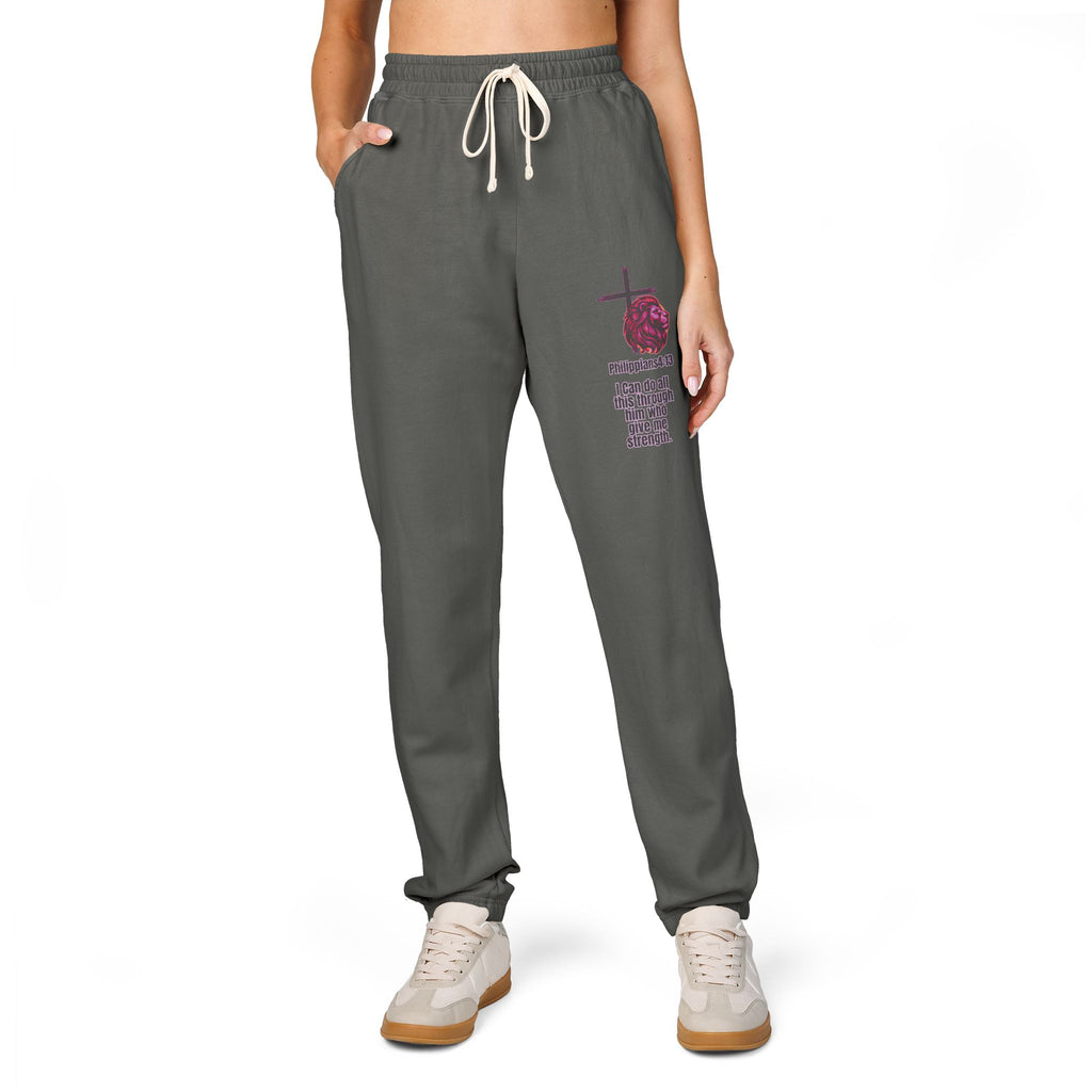 Philippians 4:13: Fleece Joggers