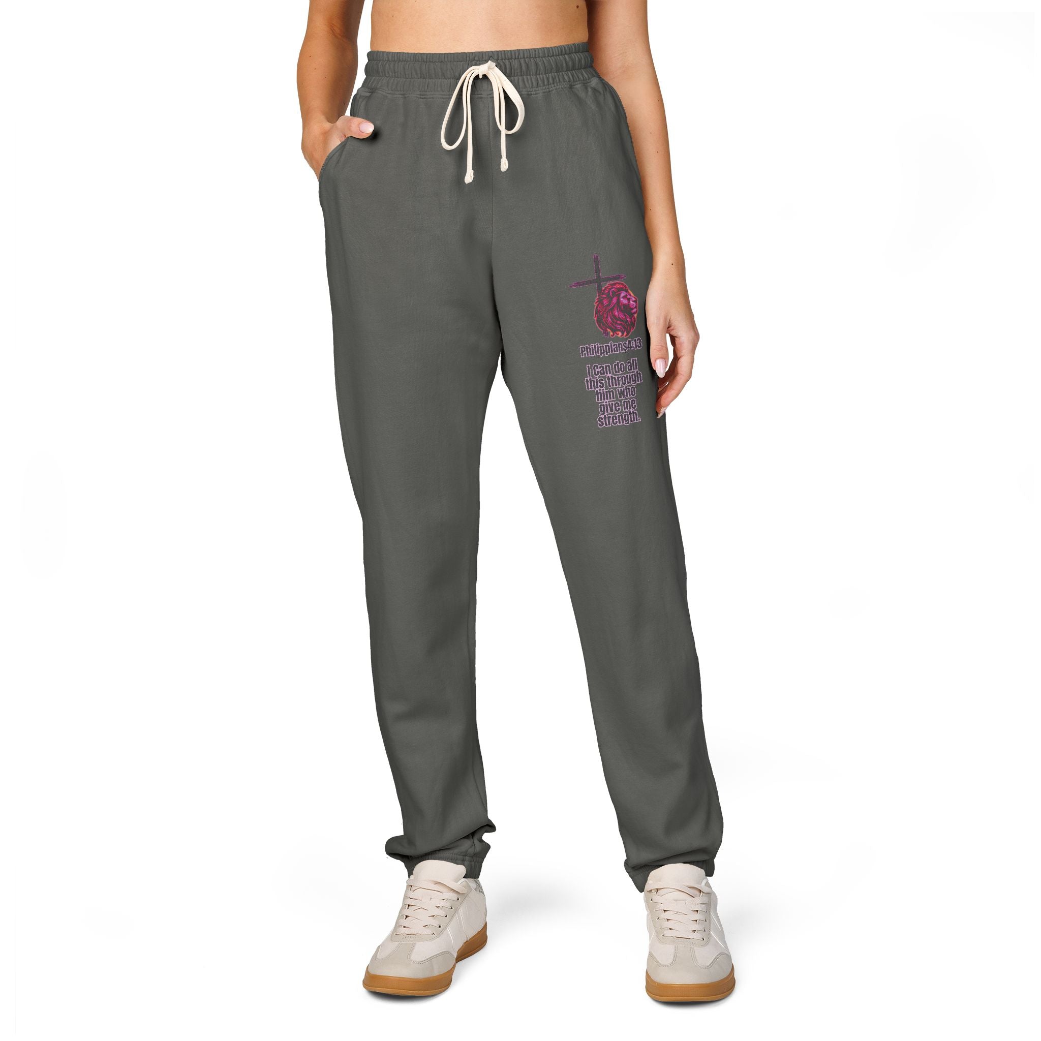 Philippians 4:13: Fleece Joggers