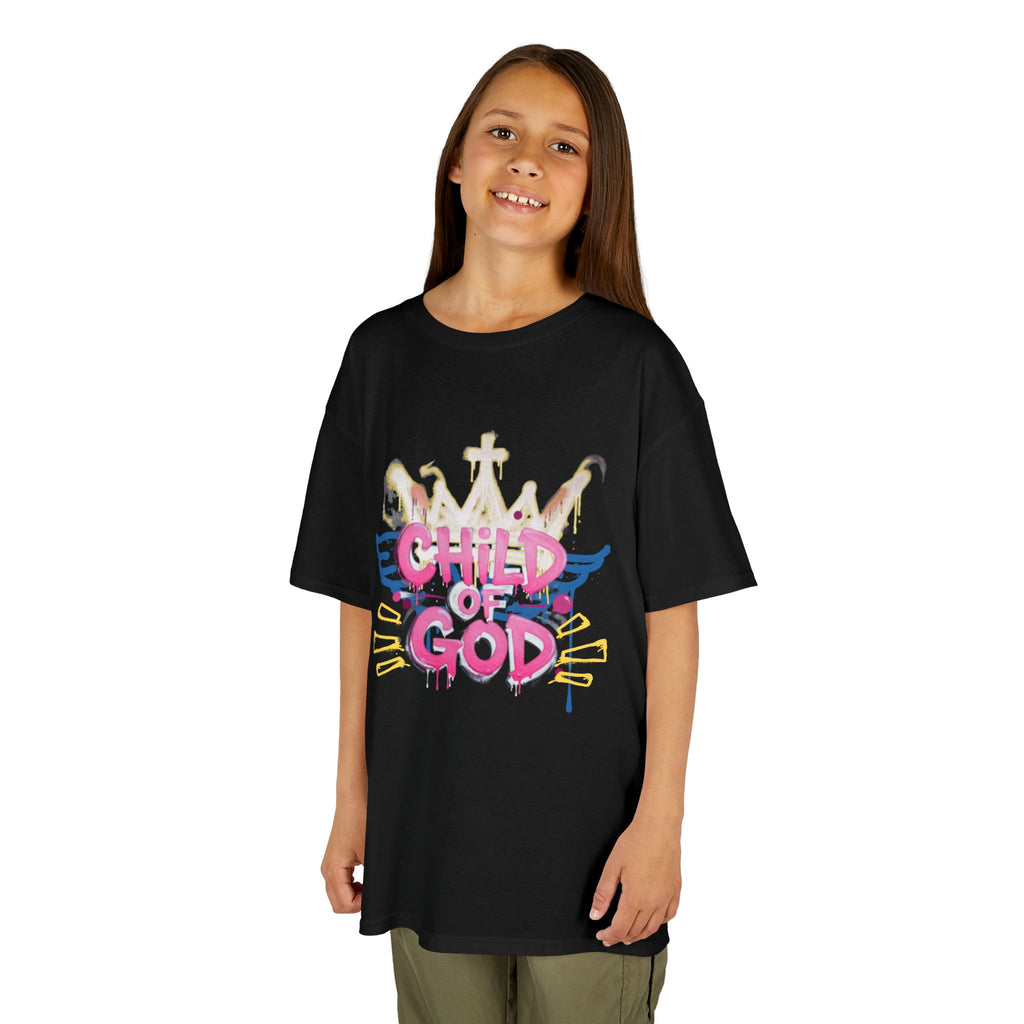'Child of God' — Angel Wings Graphic Kids Tee