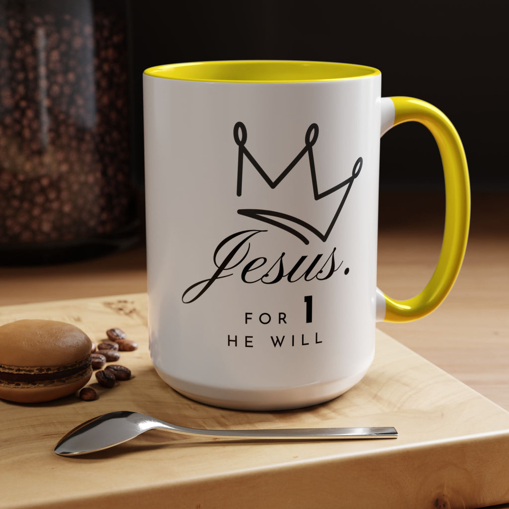 "He Leaves The 99 for 1" Jesus Christian mug