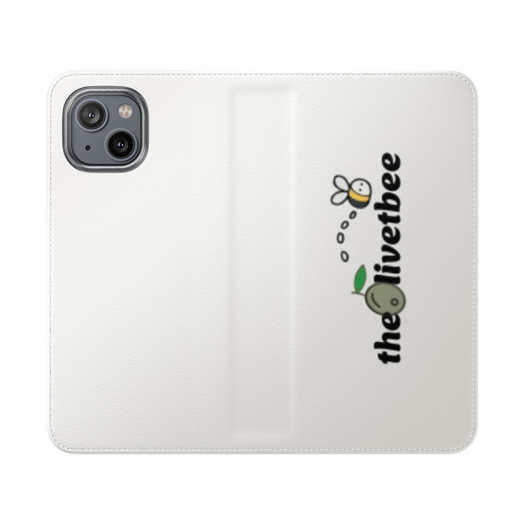 Flip Case Phone Wallet — 'theOlivetbee' Folio with Card Slots