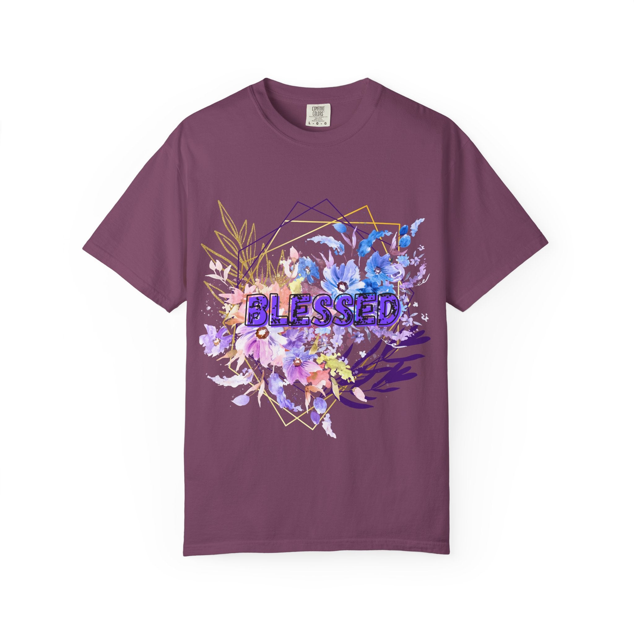 'Blessed'  — Floral T-Shirt