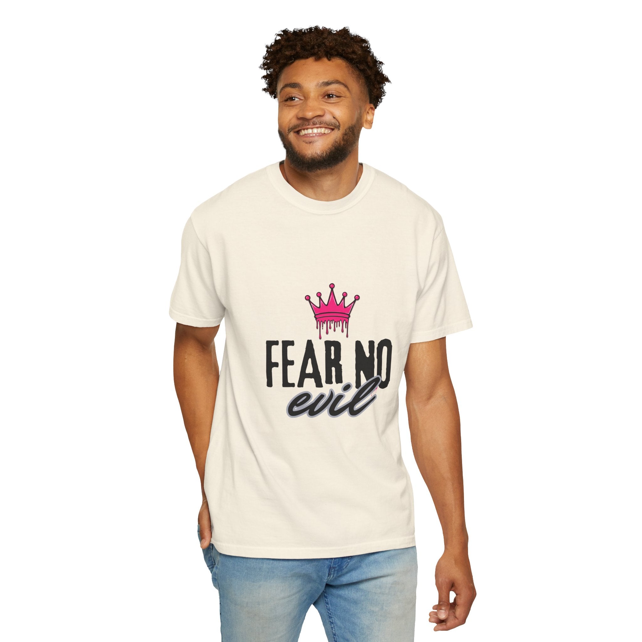 'Fear No Evil' Crown Pink