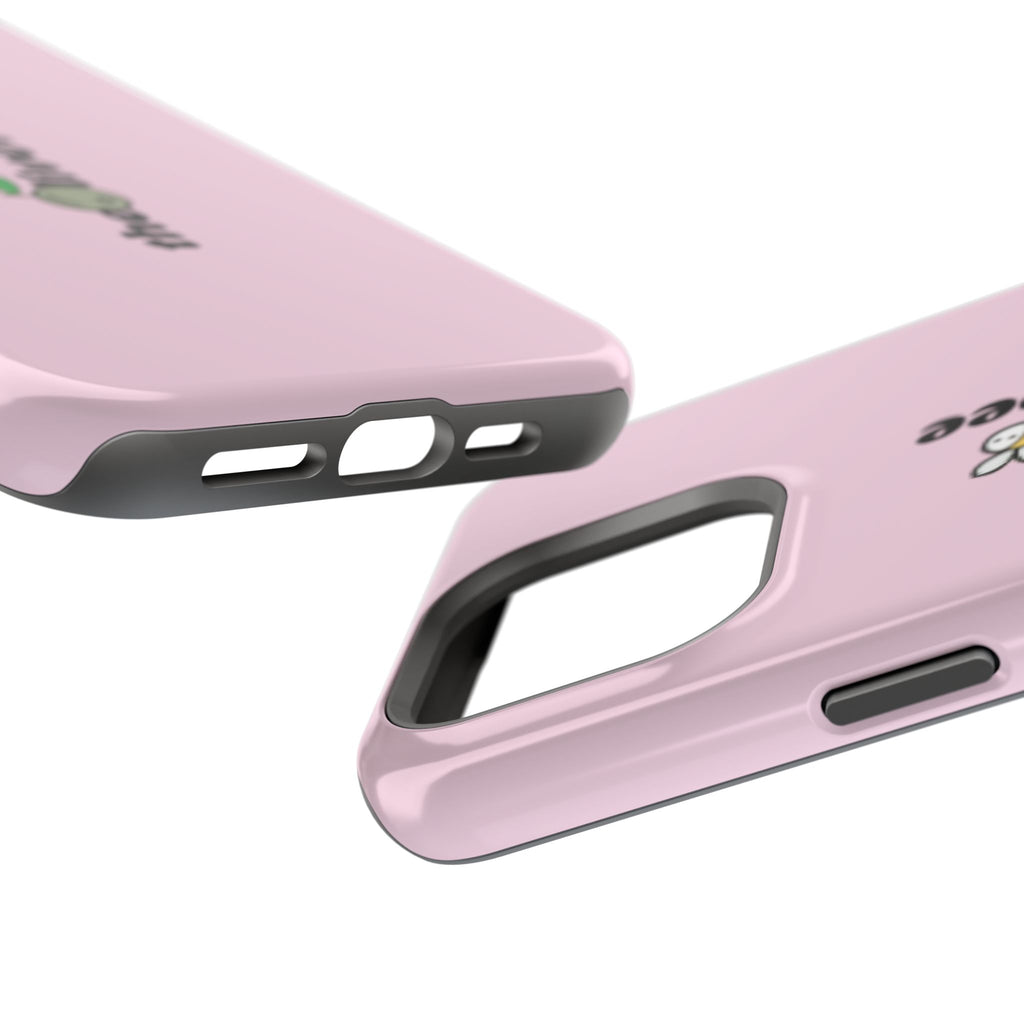 Pink Magnetic Impact-Resistant Phone Case — 'theolivetbee' , Shockproof MagSafe-Compatible Protection