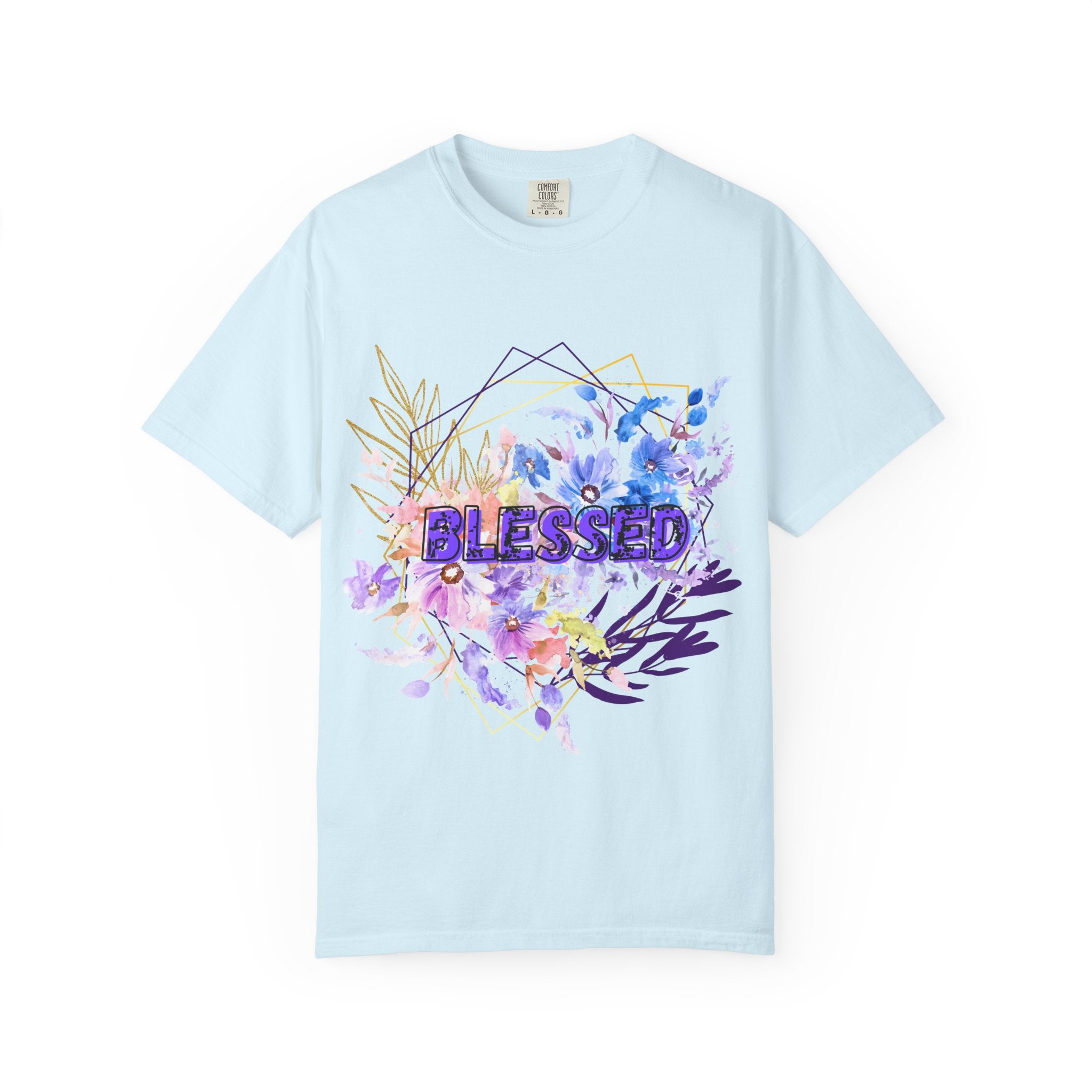 'Blessed'  — Floral T-Shirt