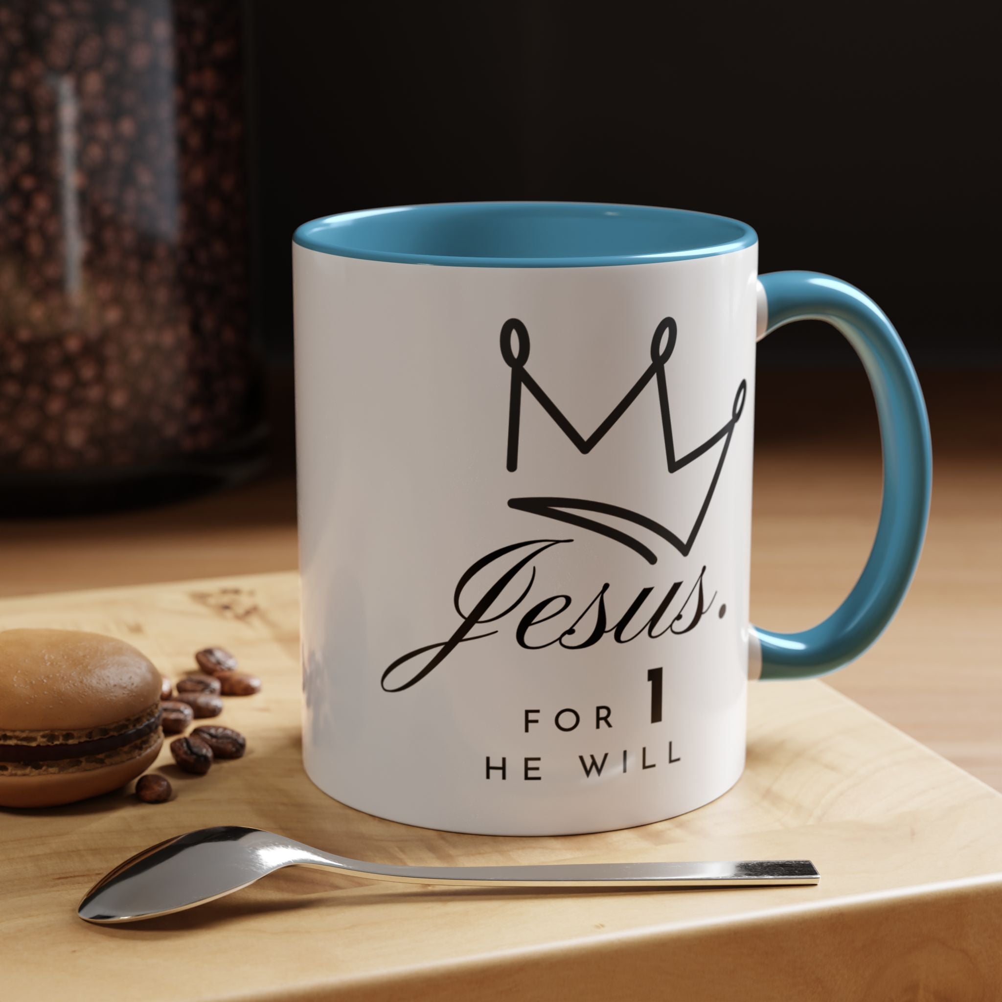 "He Leaves The 99 for 1" Jesus Christian mug
