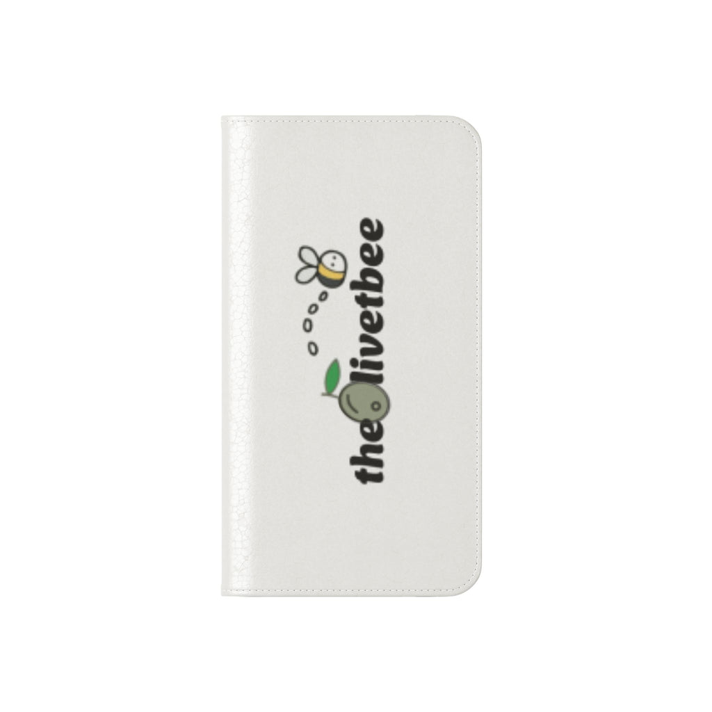 Flip Case Phone Wallet — 'theOlivetbee' Folio with Card Slots
