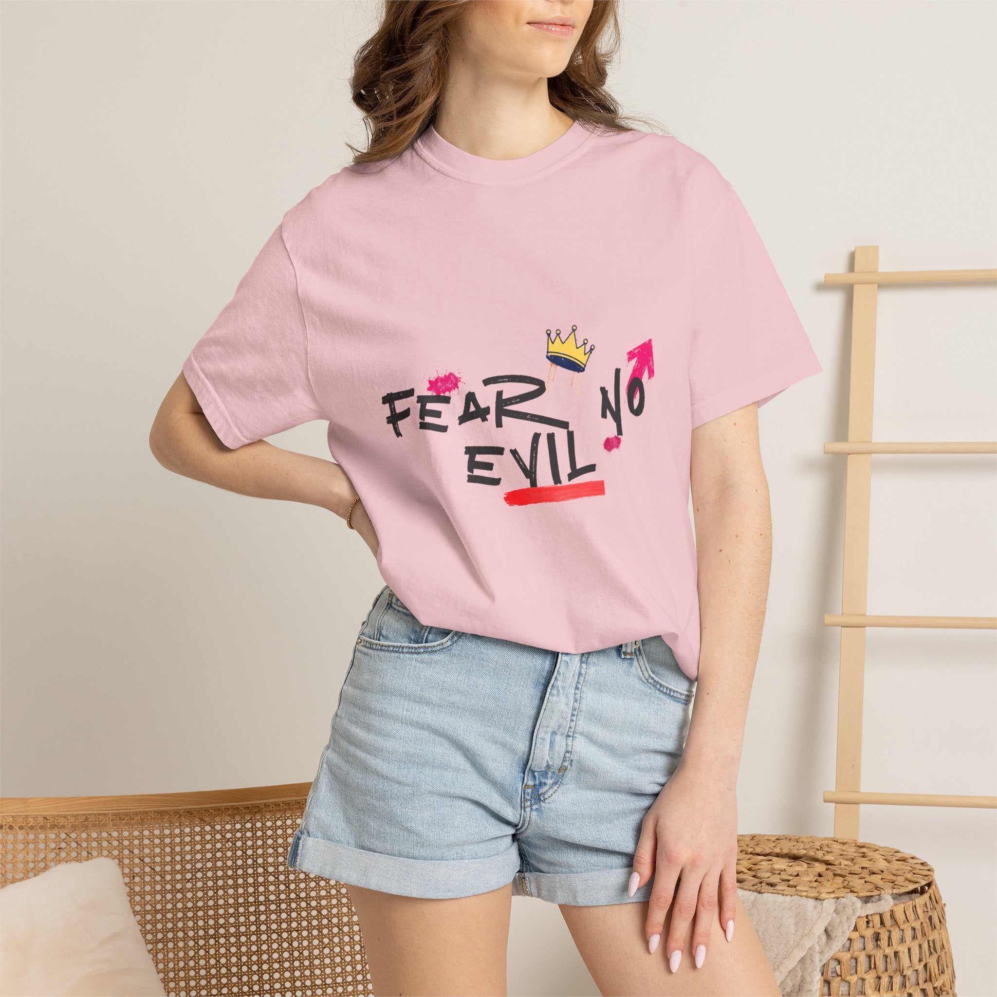 'Fear No Evil' Crown T-Shirt