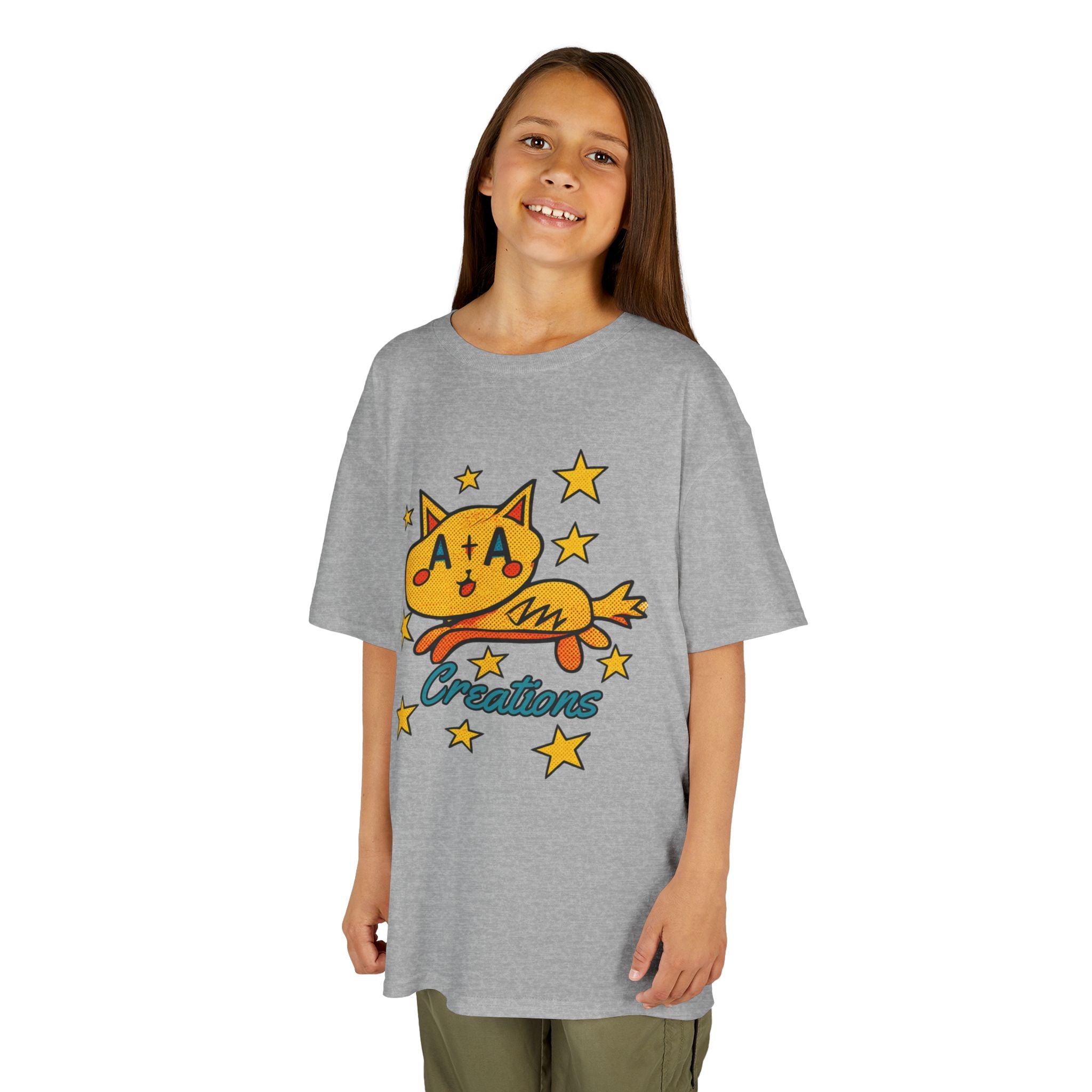 'A+A Creations' Star Gaze Kitty -  Kids Tee