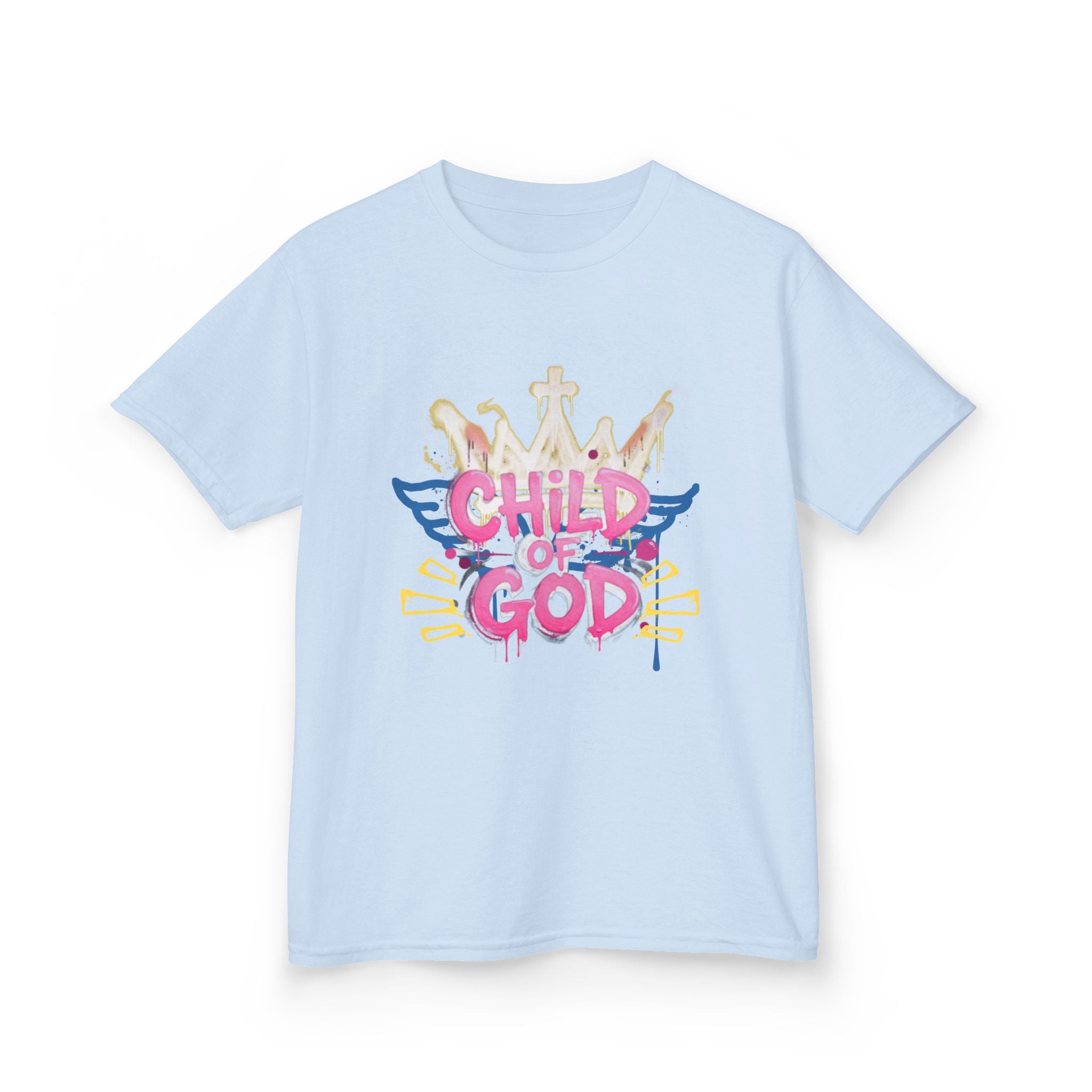 'Child of God' — Angel Wings Graphic Kids Tee