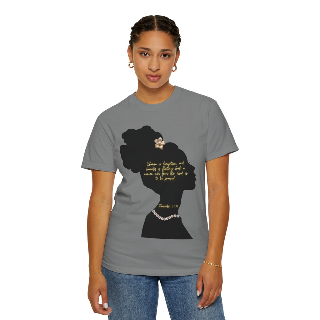 Proverbs 31:30 Pearls - T-Shirt