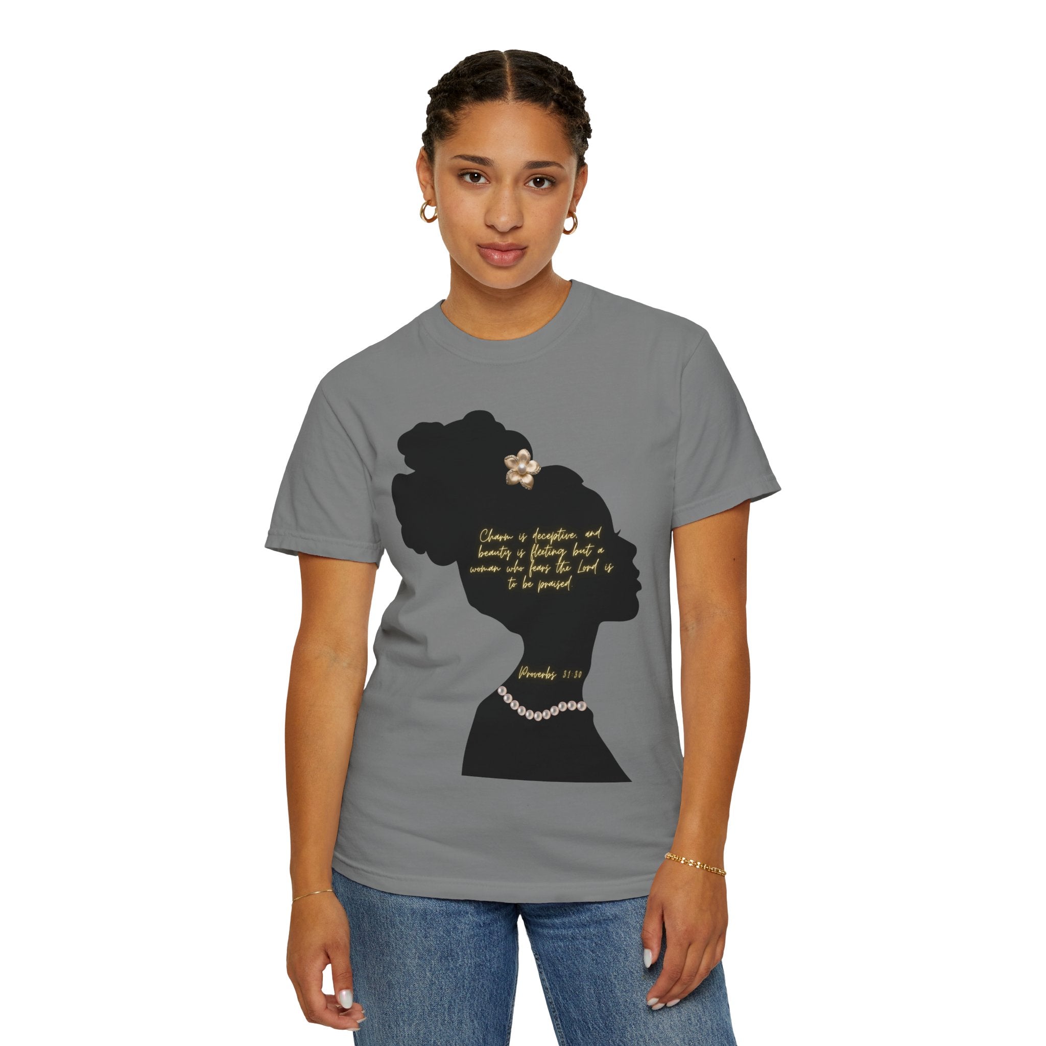 Proverbs 31:30 Pearls - T-Shirt