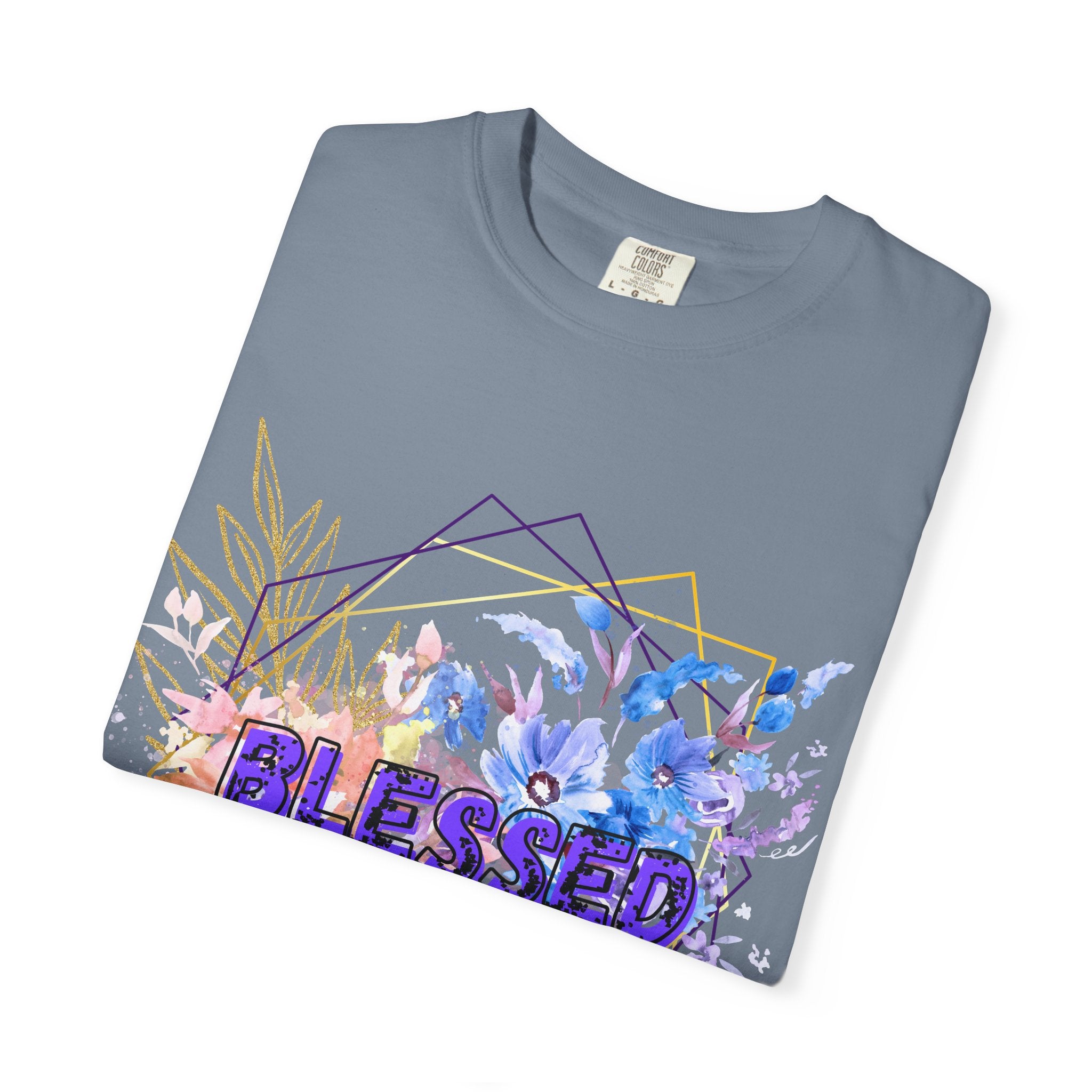 'Blessed'  — Floral T-Shirt