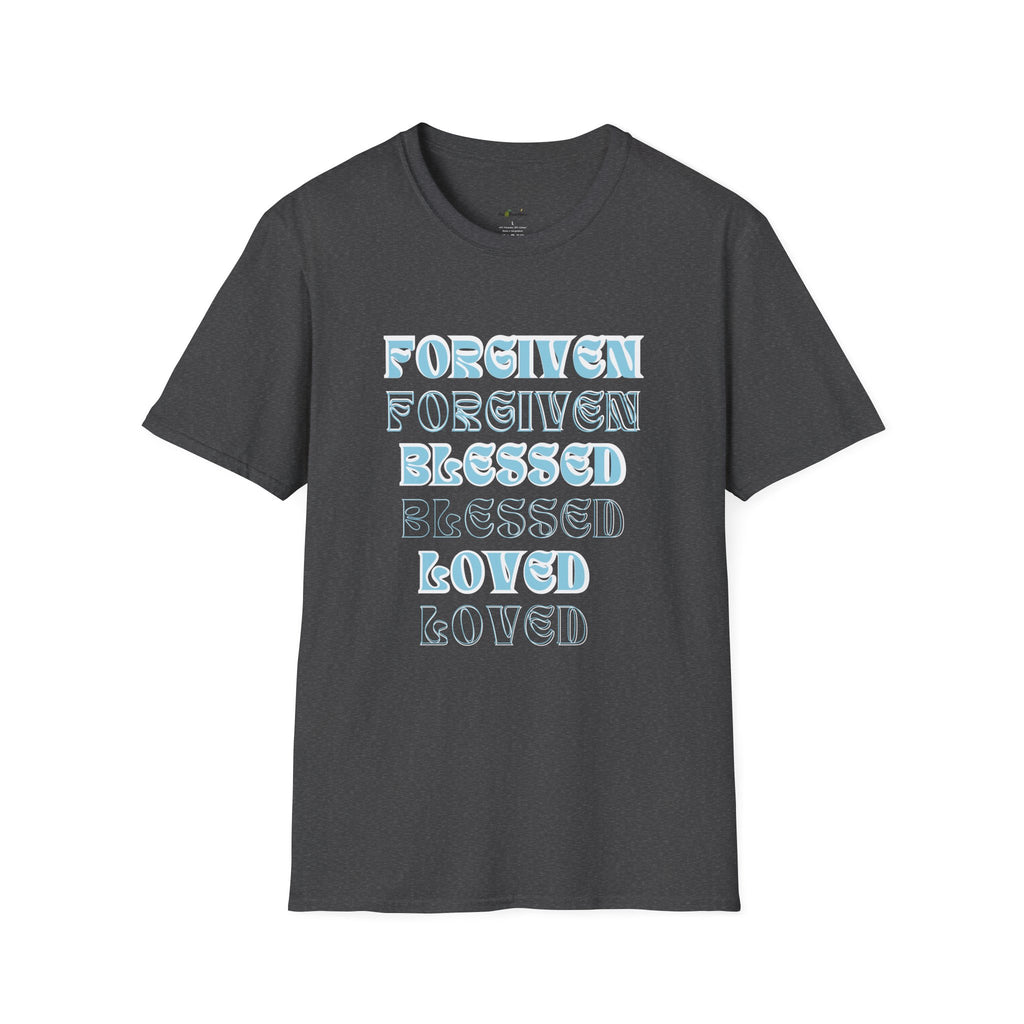 Forgiven, Blessed, Loved — Tee