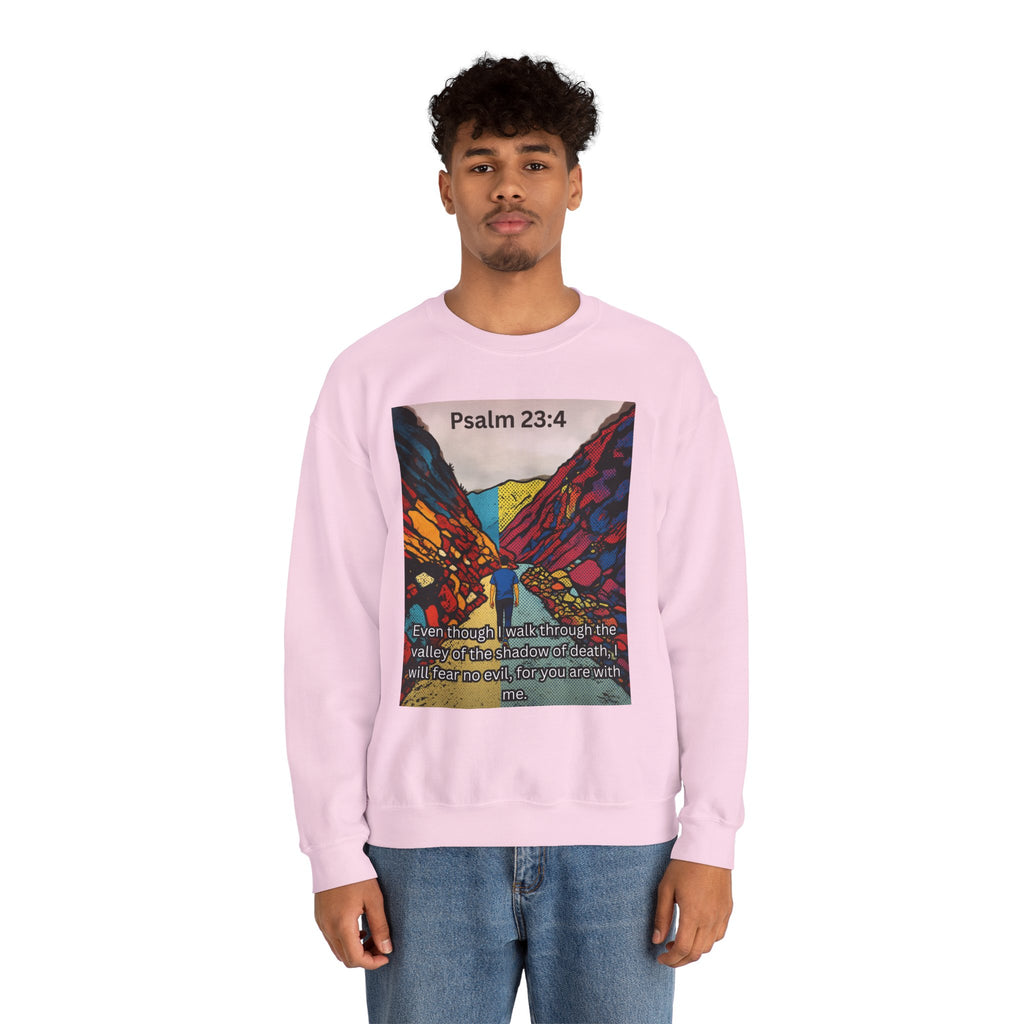 Psalm 23:4 — Crewneck Sweatshirt