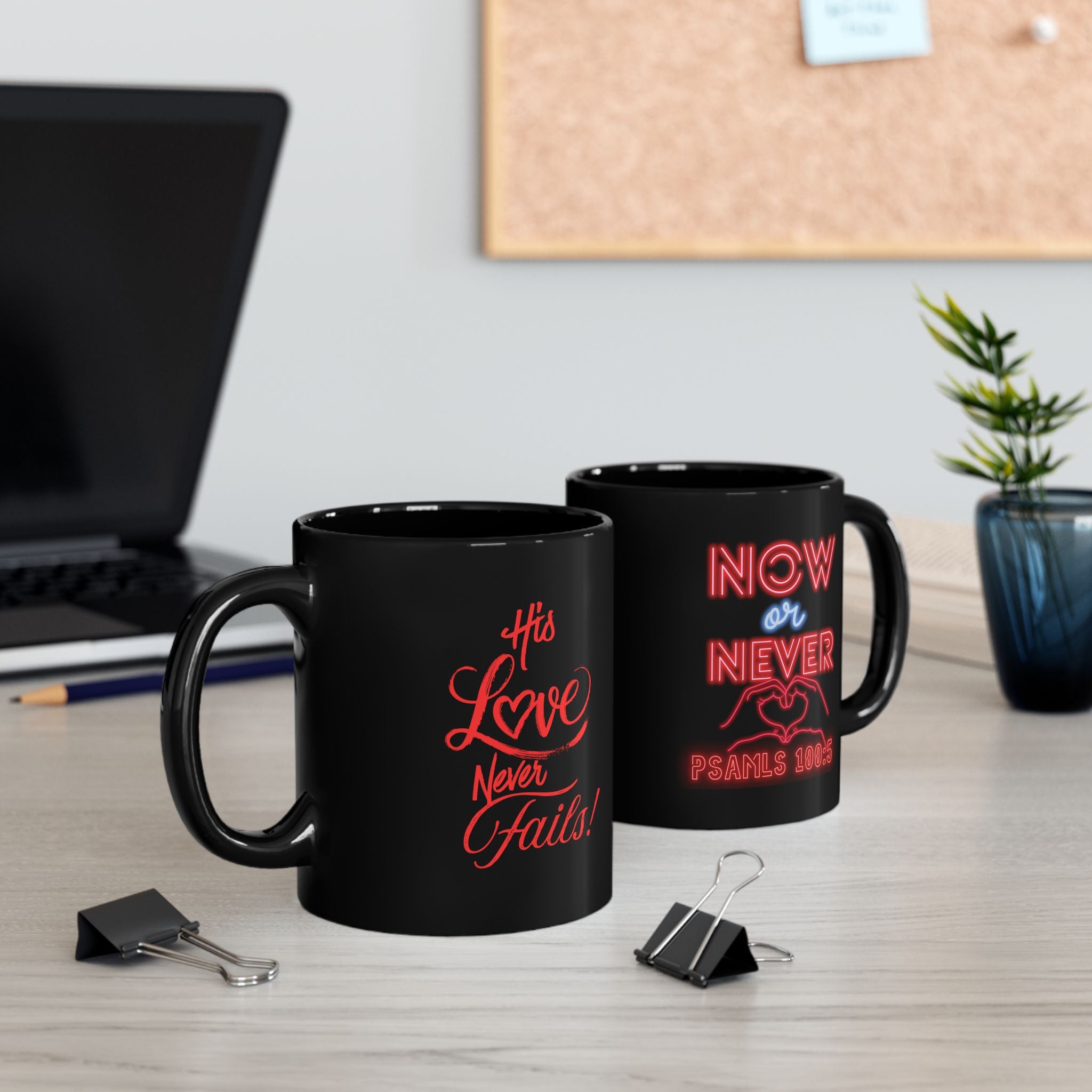 "Love Never Fails" Mug (11oz, 15oz)