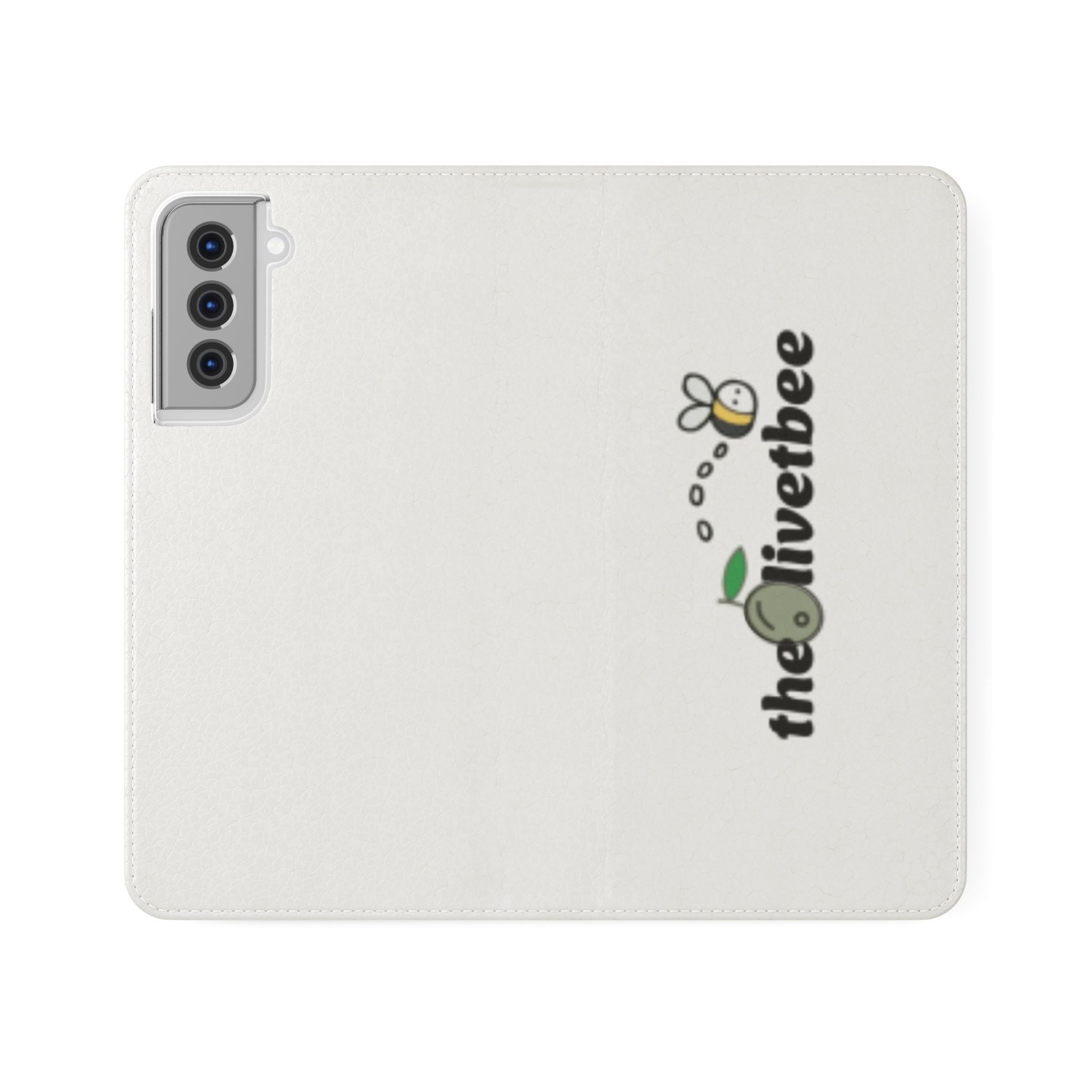 Flip Case Phone Wallet — 'theOlivetbee' Folio with Card Slots