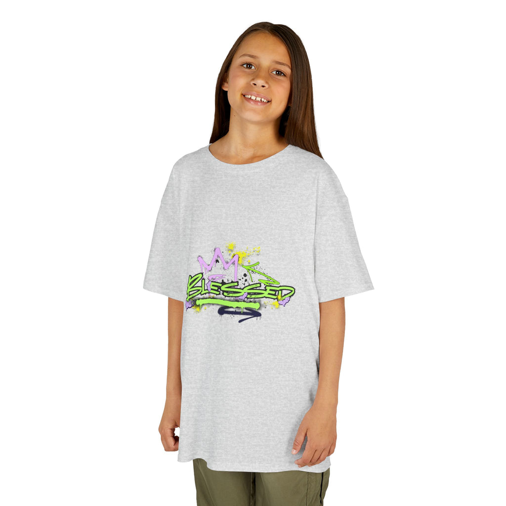 'Blessed' Graffiti - Kids Tee