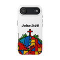 John 3:16 Christian Phone Case — Tough Religious Bible Verse Design