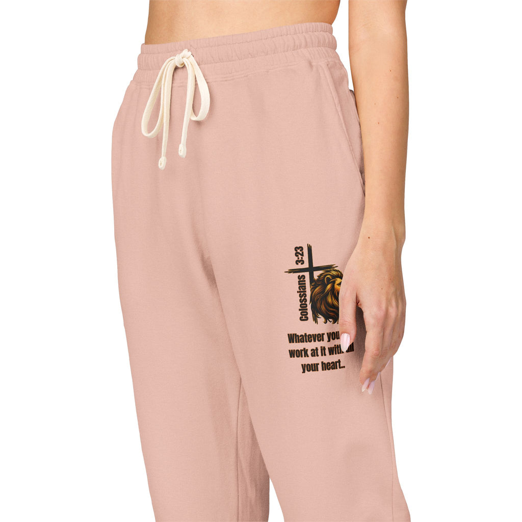 Colossians 3:23: Fleece Joggers