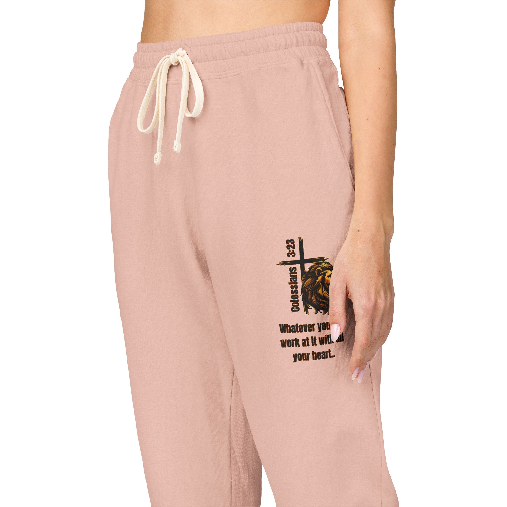 Colossians 3:23: Fleece Joggers