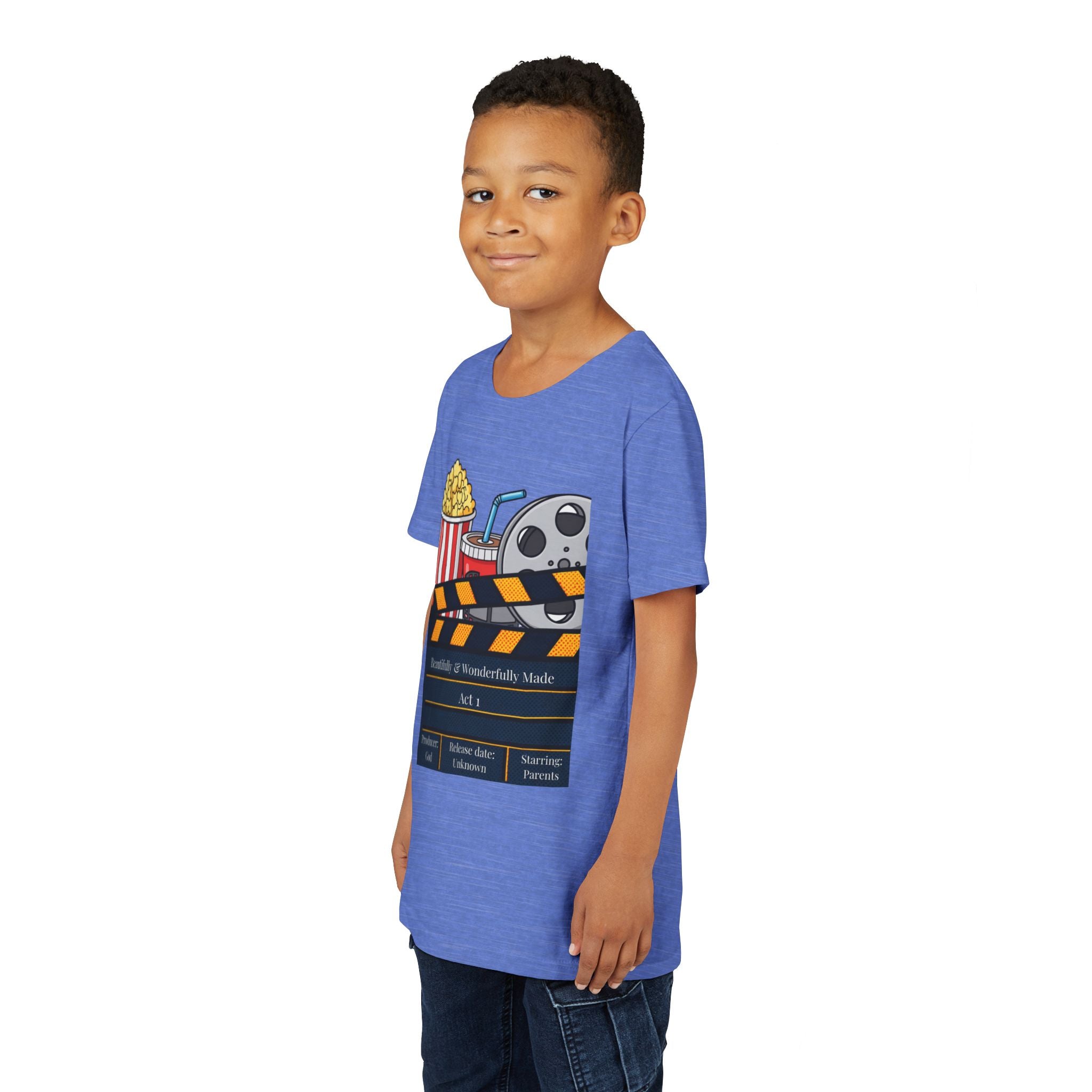 'Beautifully & Wonderfully Made'  — Kids Movie Night Tee