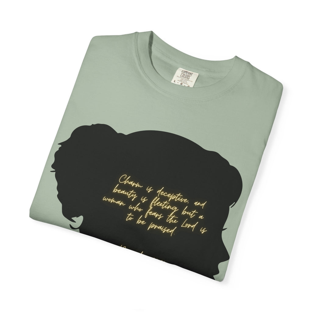 Proverbs 31:30 Gold Scarf - T-Shirt