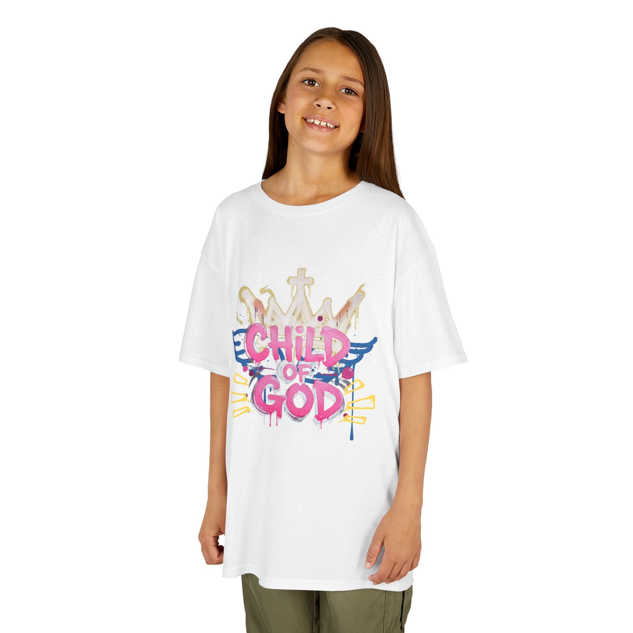 'Child of God' — Angel Wings Graphic Kids Tee