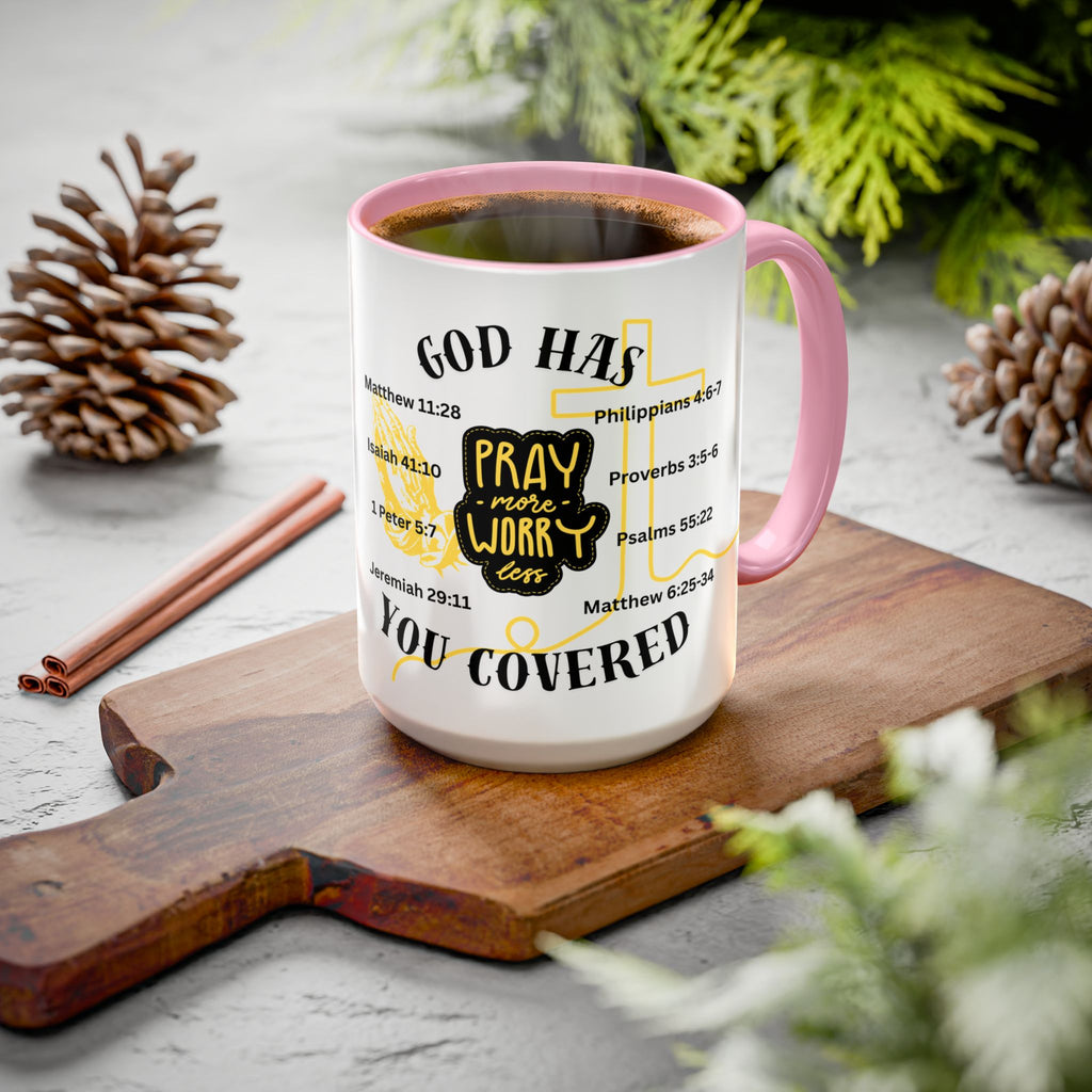 "Pray More, Worry Less" Mug  (11oz/15oz)