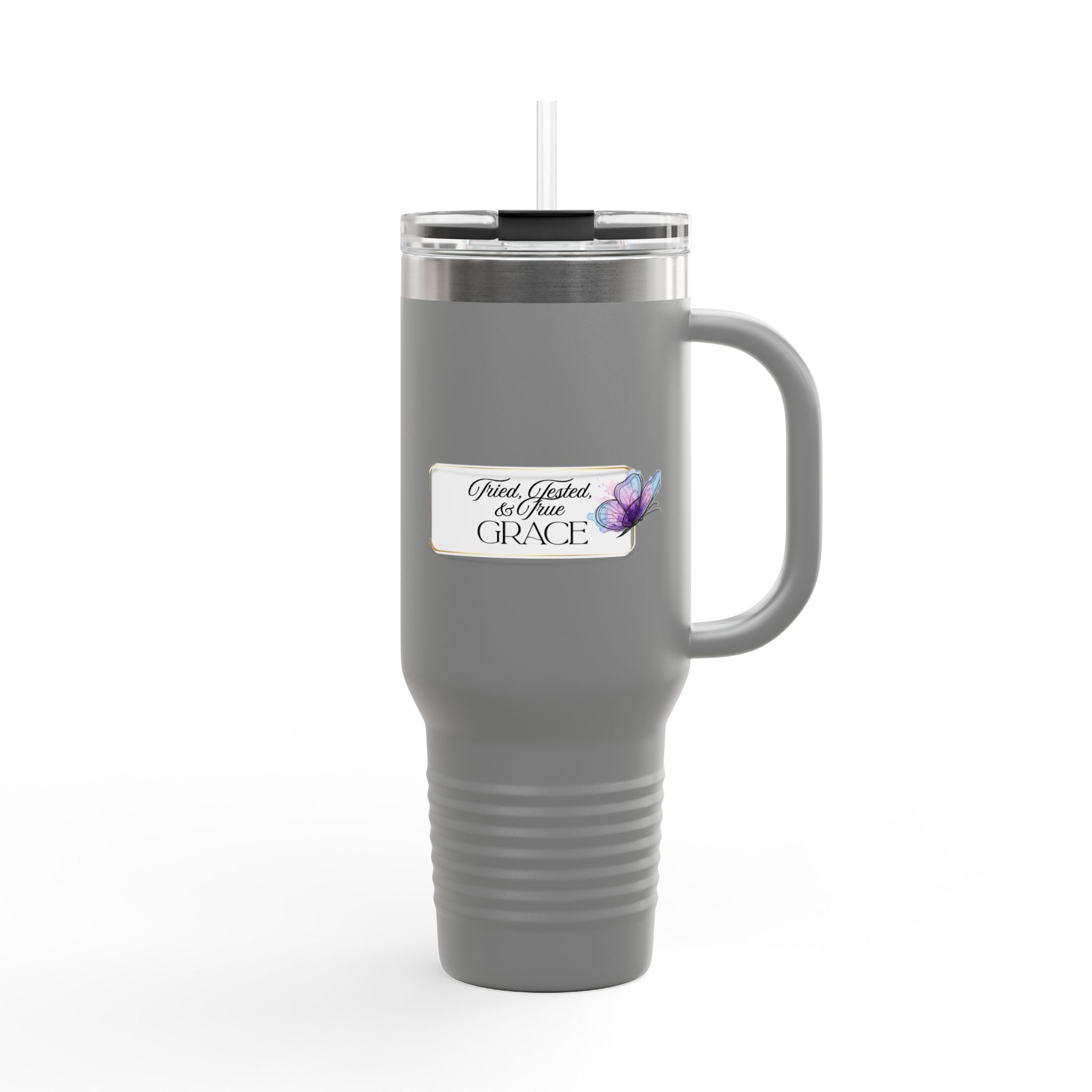 40oz Insulated Travel Mug — Tried, Tested, & True Grace
