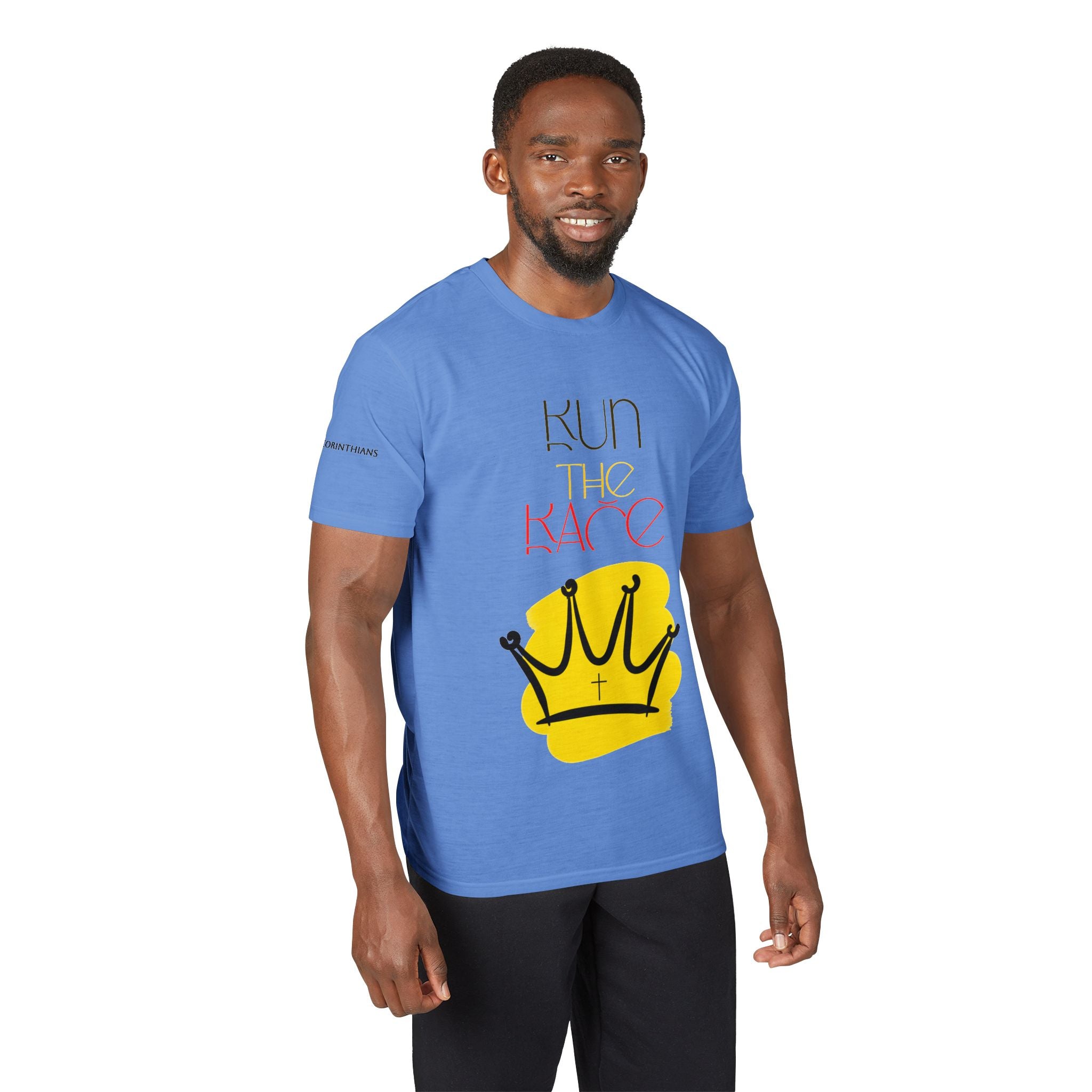 'Run The Race' - Athletic Tee