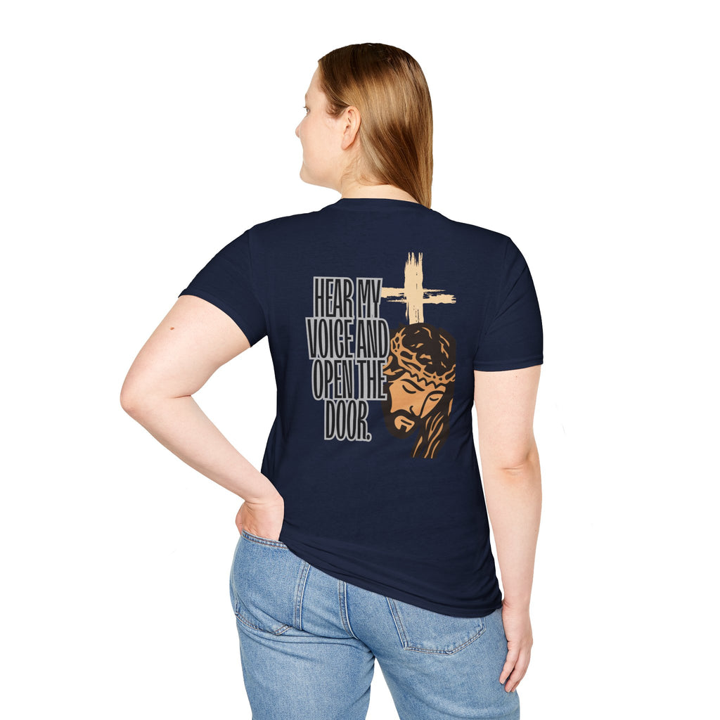 “He’s Knocking” Revelation 3:20 — Graphic T‑Shirt