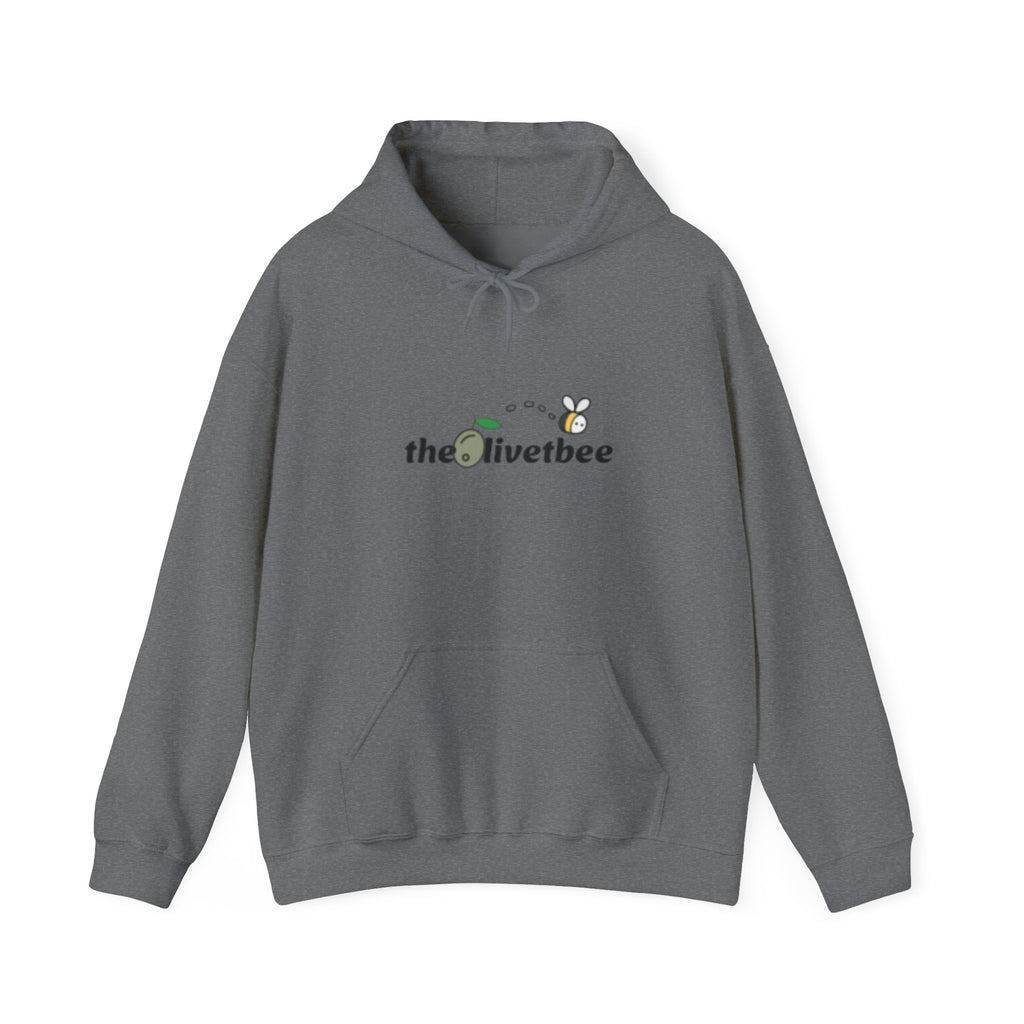 "theOlivetbee" hoodie | QR code back, Scan Me