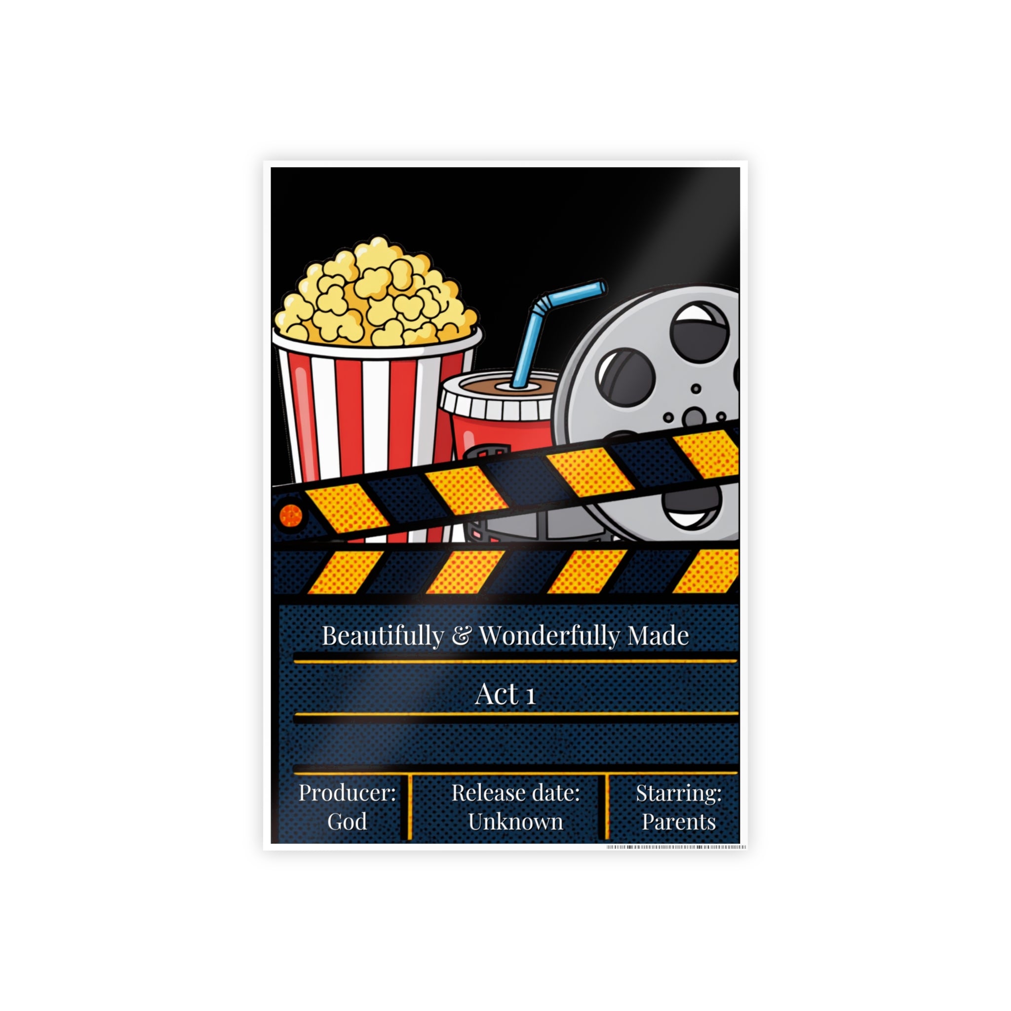 'Beautifully & Wonderfully Made' Movie Night Gloss Poster Art