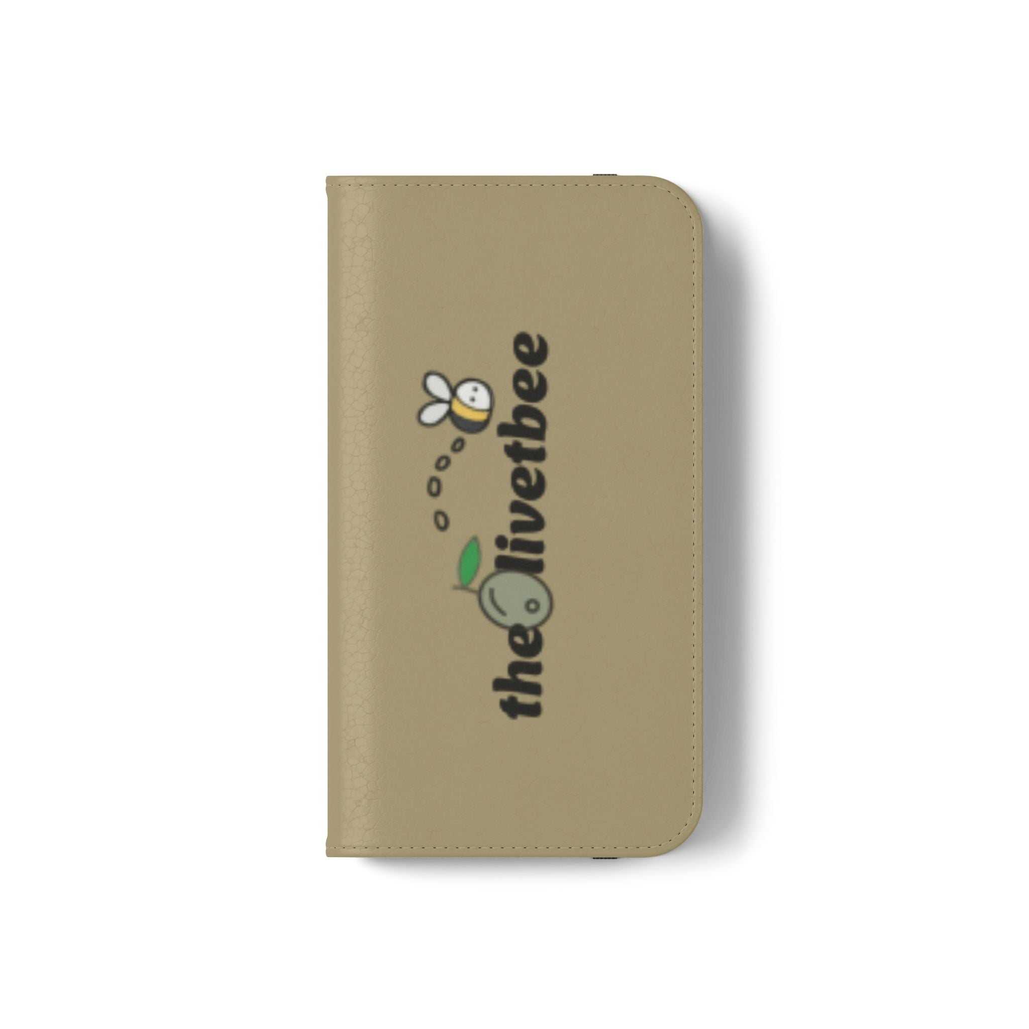 Flip Case Phone Wallet — 'theOlivetbee' Logo Folio Cover with Card Slots