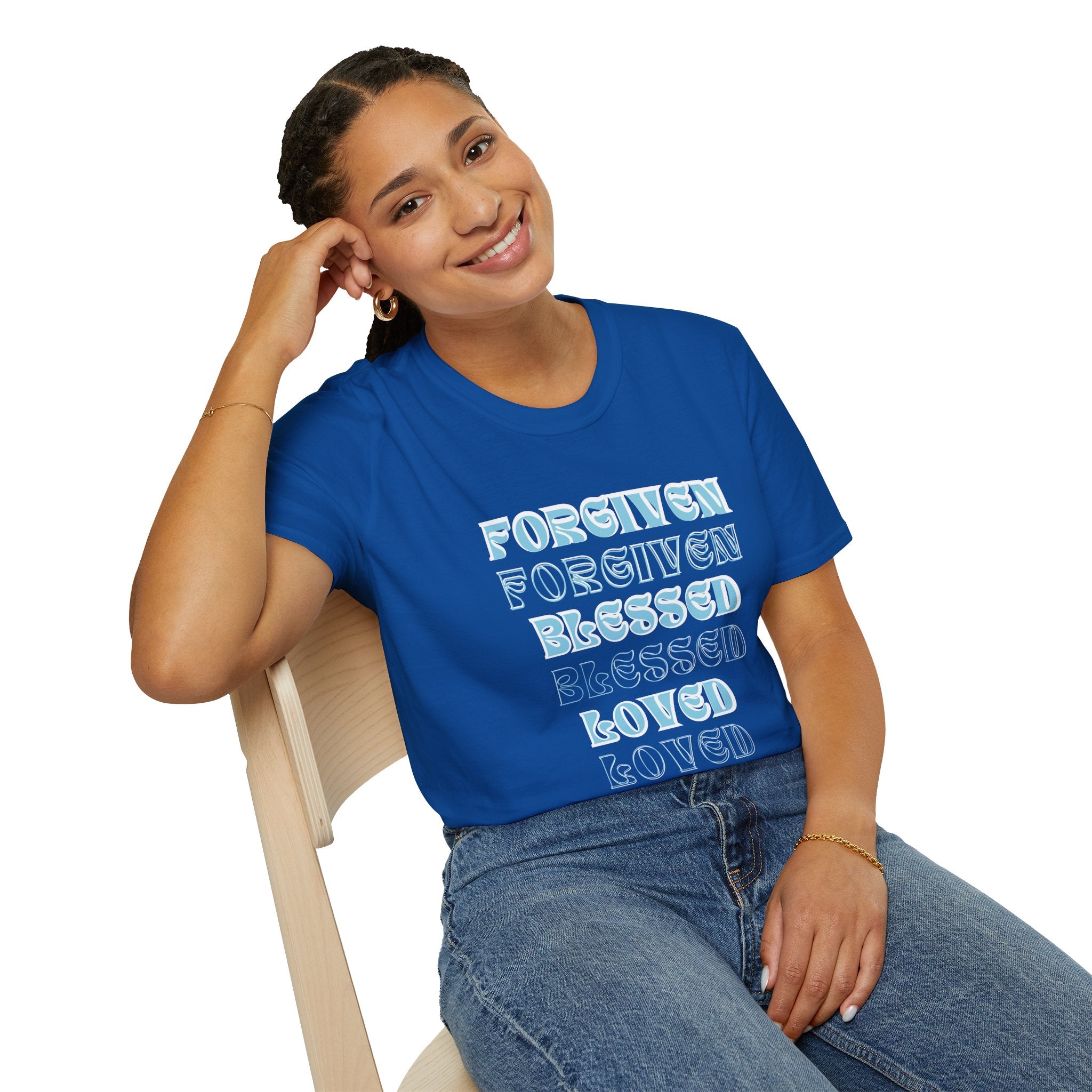Forgiven, Blessed, Loved — Tee