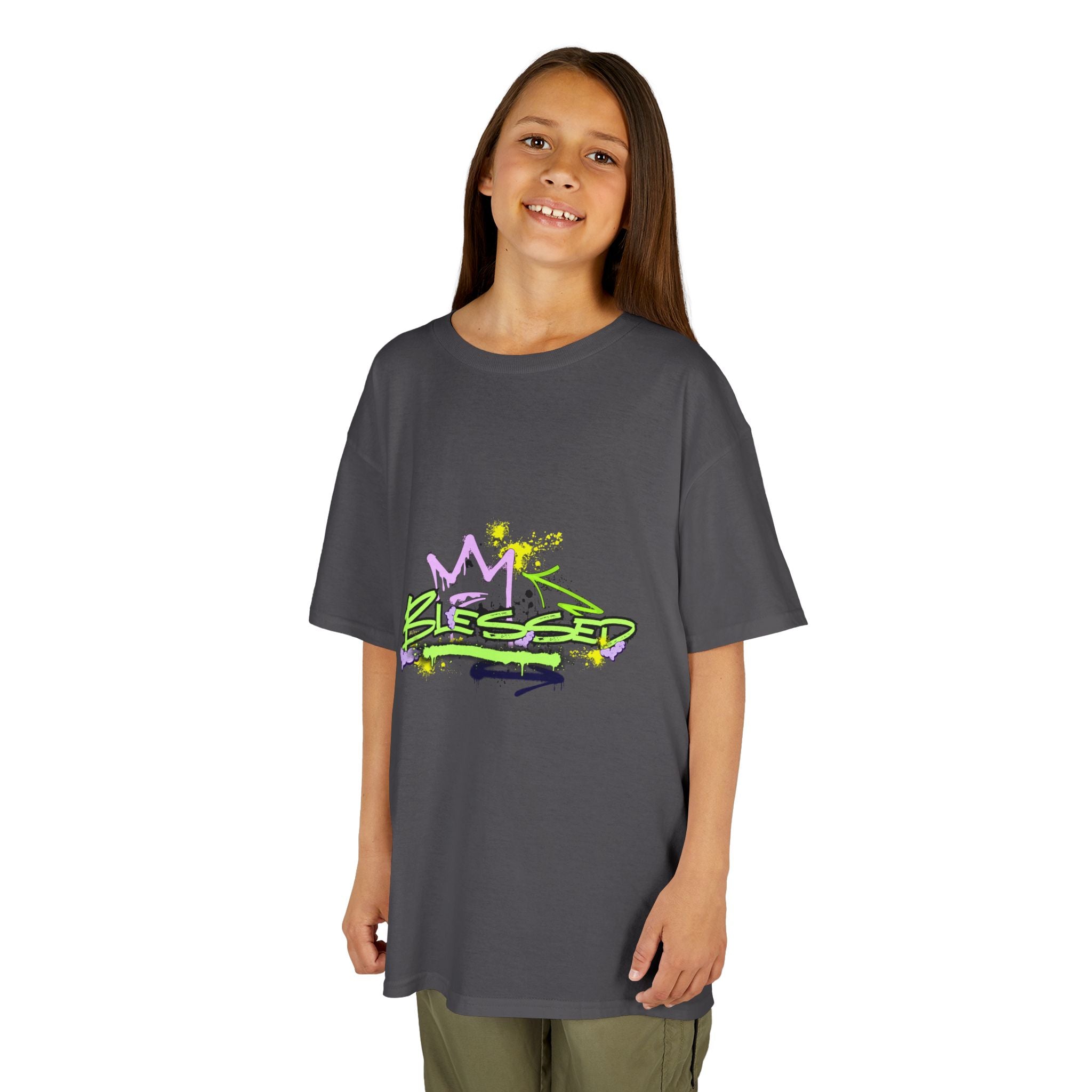 'Blessed' Graffiti - Kids Tee