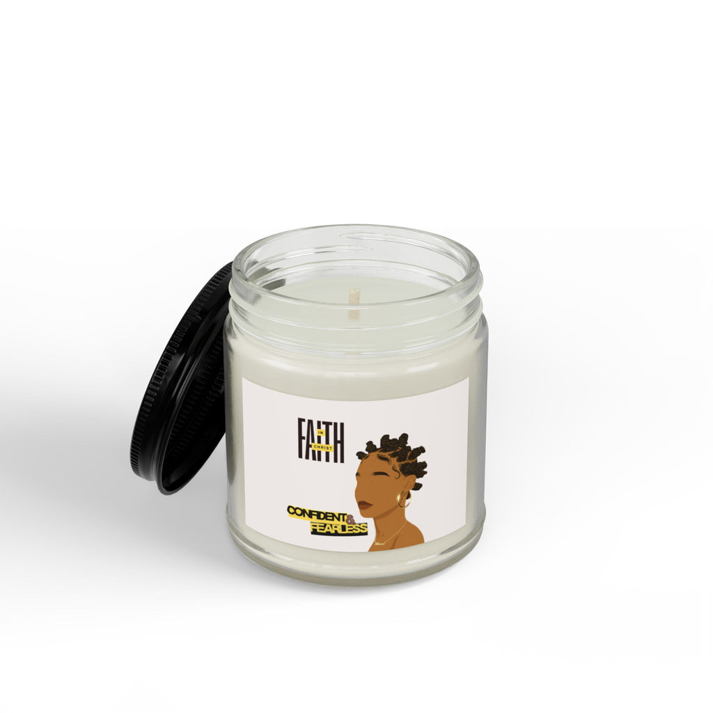 'Faith in Christ': Confident & Fearless — Soy Candle (4oz & 9oz)