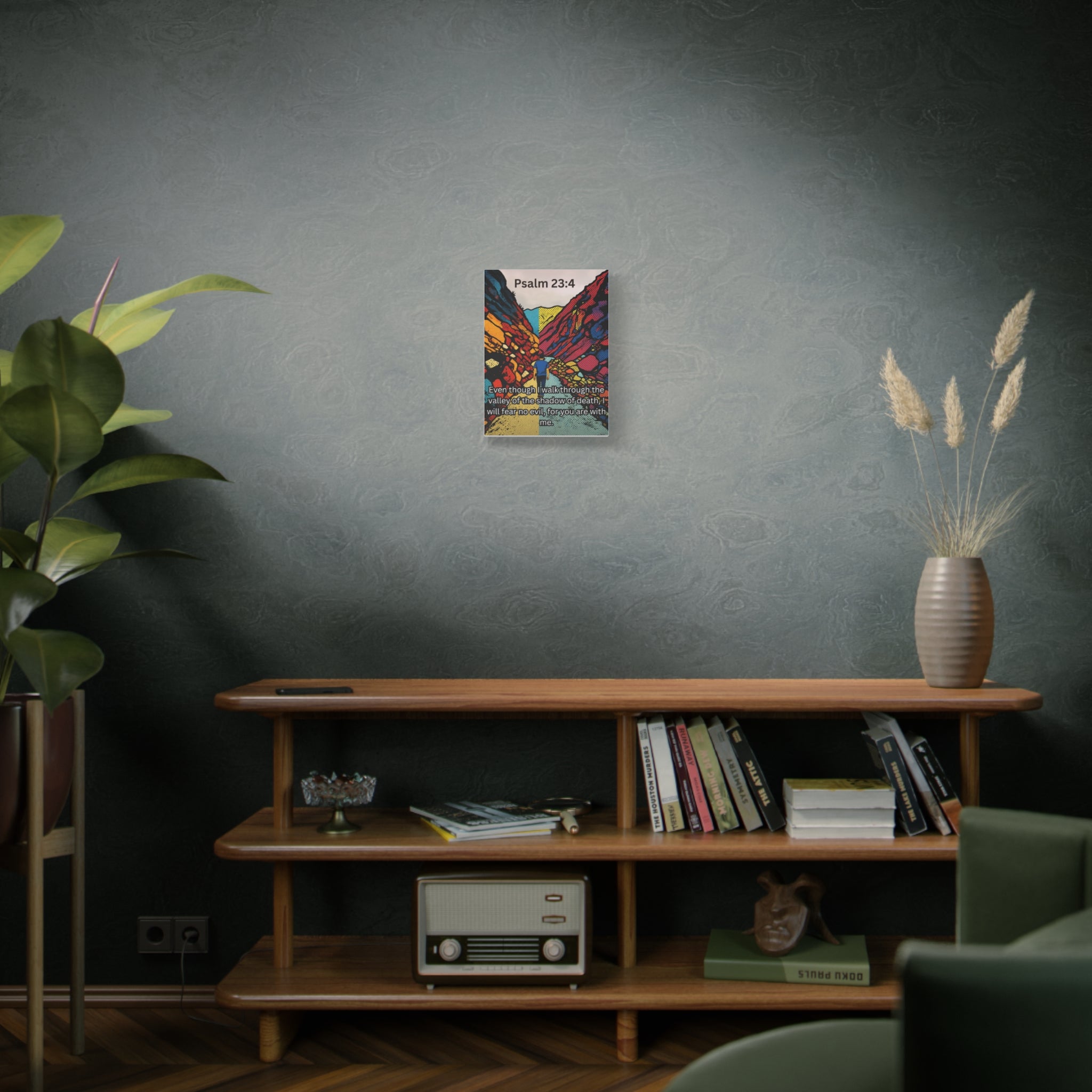 Psalm 23:4 - Wall Canvas