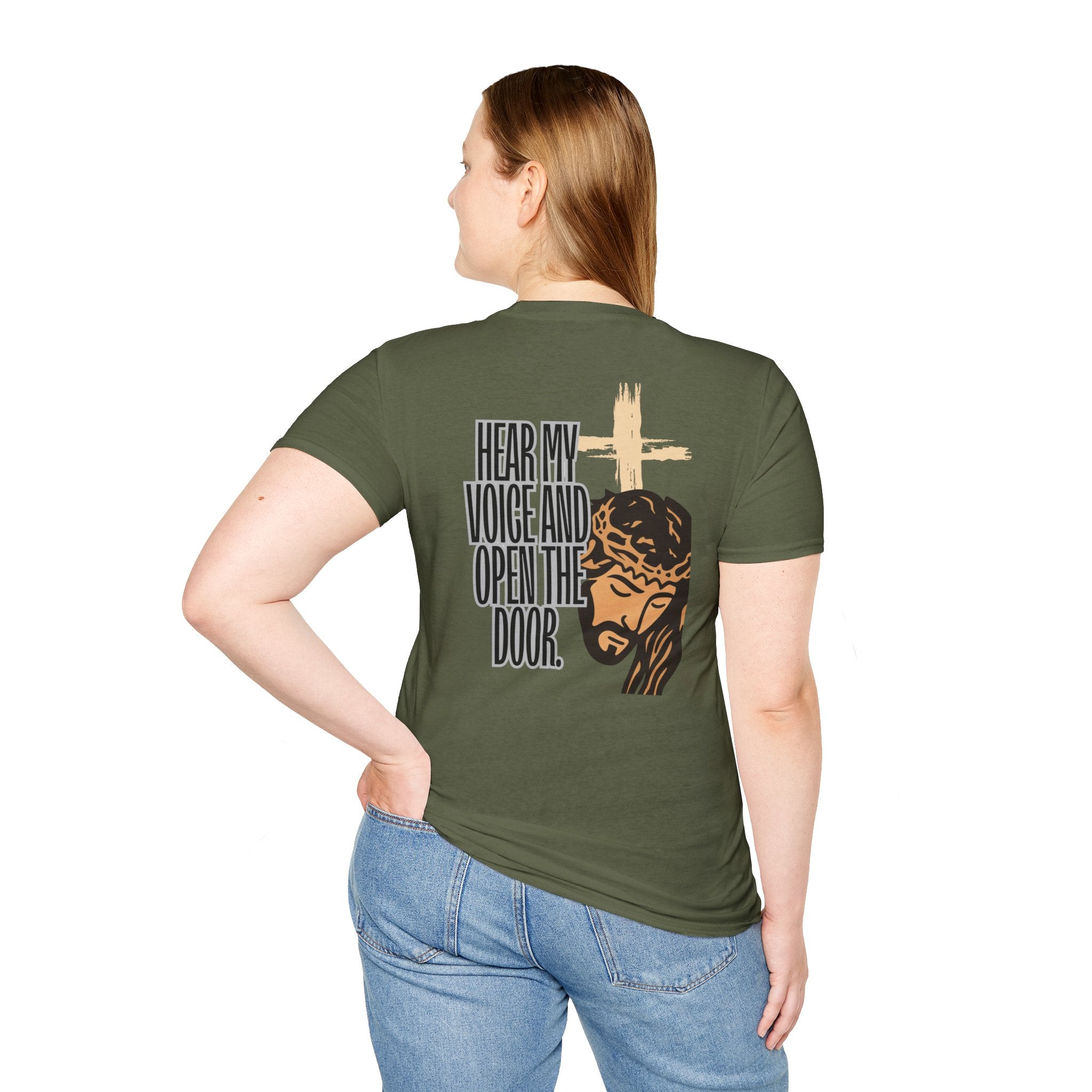 “He’s Knocking” Revelation 3:20 — Graphic T‑Shirt