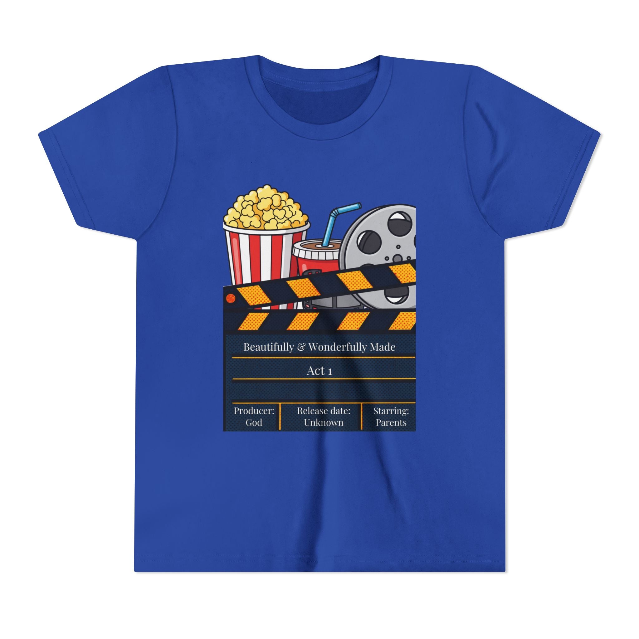 'Beautifully & Wonderfully Made'  — Kids Movie Night Tee