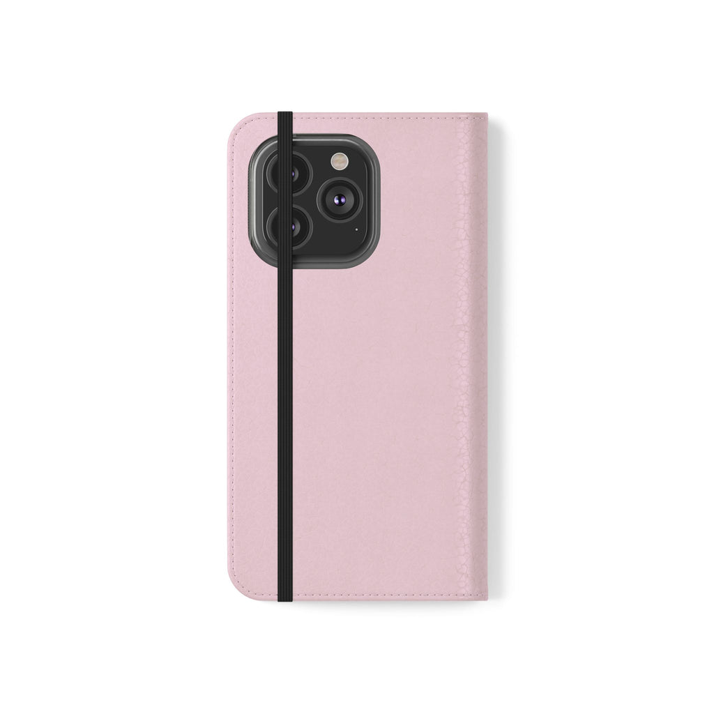 Pink Bee Logo Flip Phone Case — theOlivetbee Wallet Cover