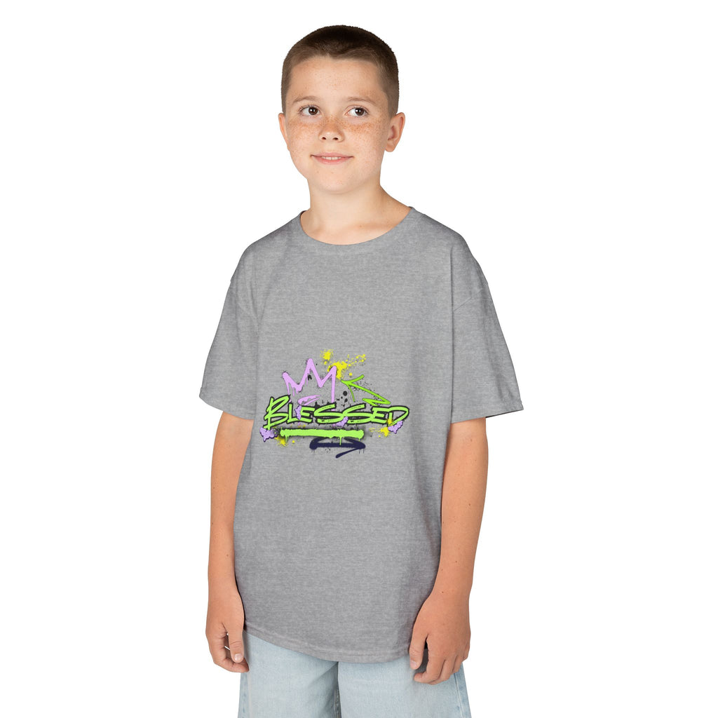 'Blessed' Graffiti - Kids Tee