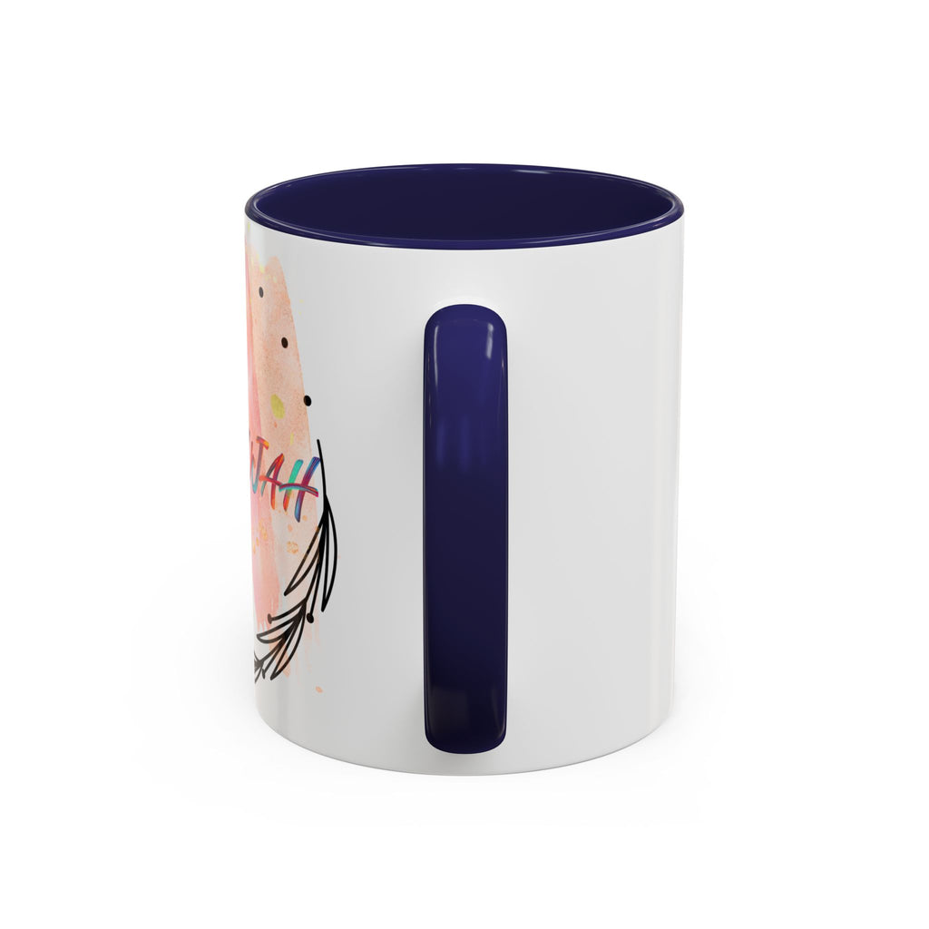 'Hallelujah'  —  Watercolor Accent Coffee Mug (11/15oz)