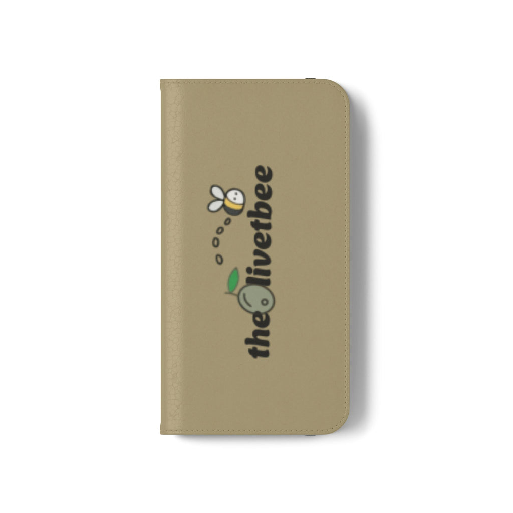 Flip Case Phone Wallet — 'theOlivetbee' Logo Folio Cover with Card Slots