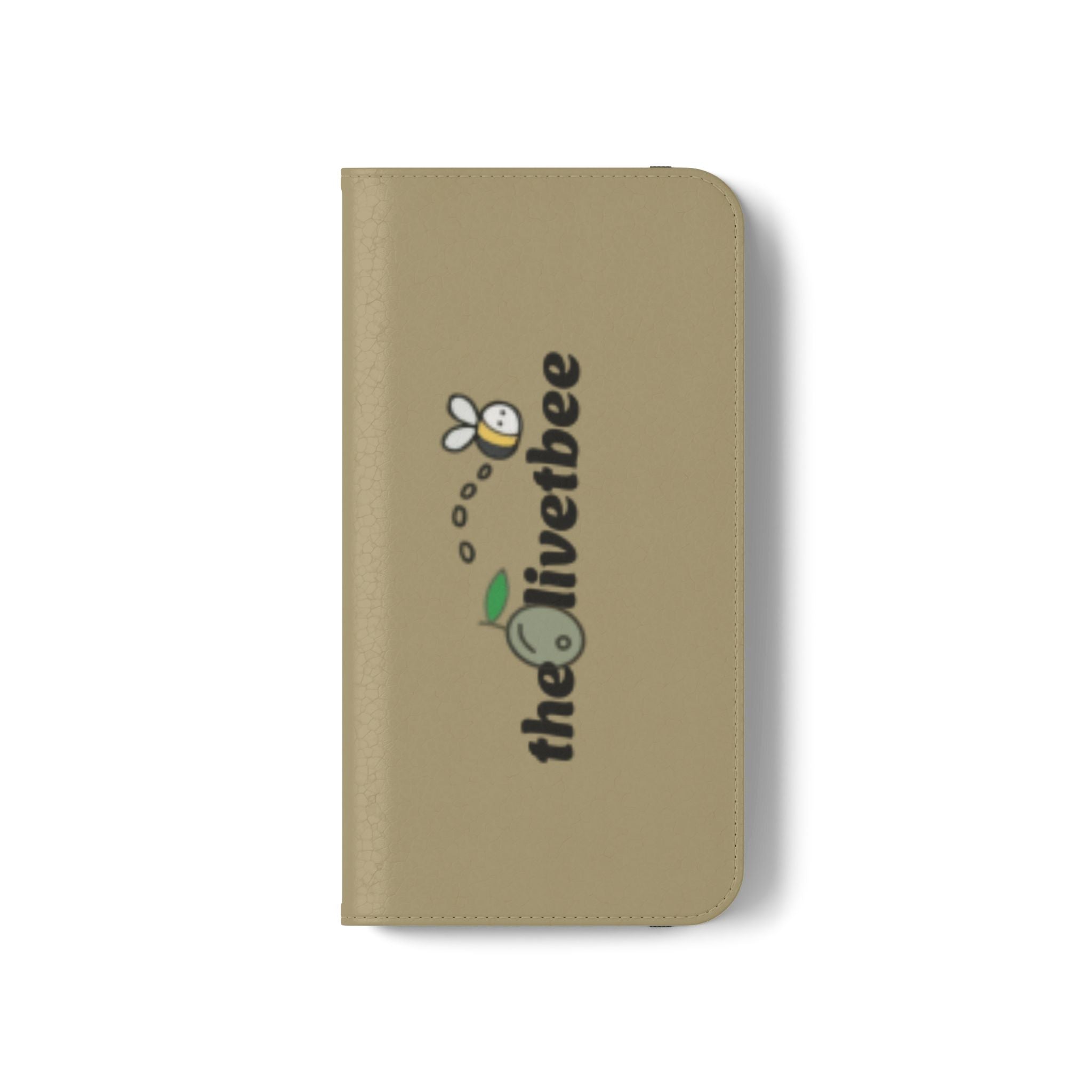 Flip Case Phone Wallet — 'theOlivetbee' Logo Folio Cover with Card Slots