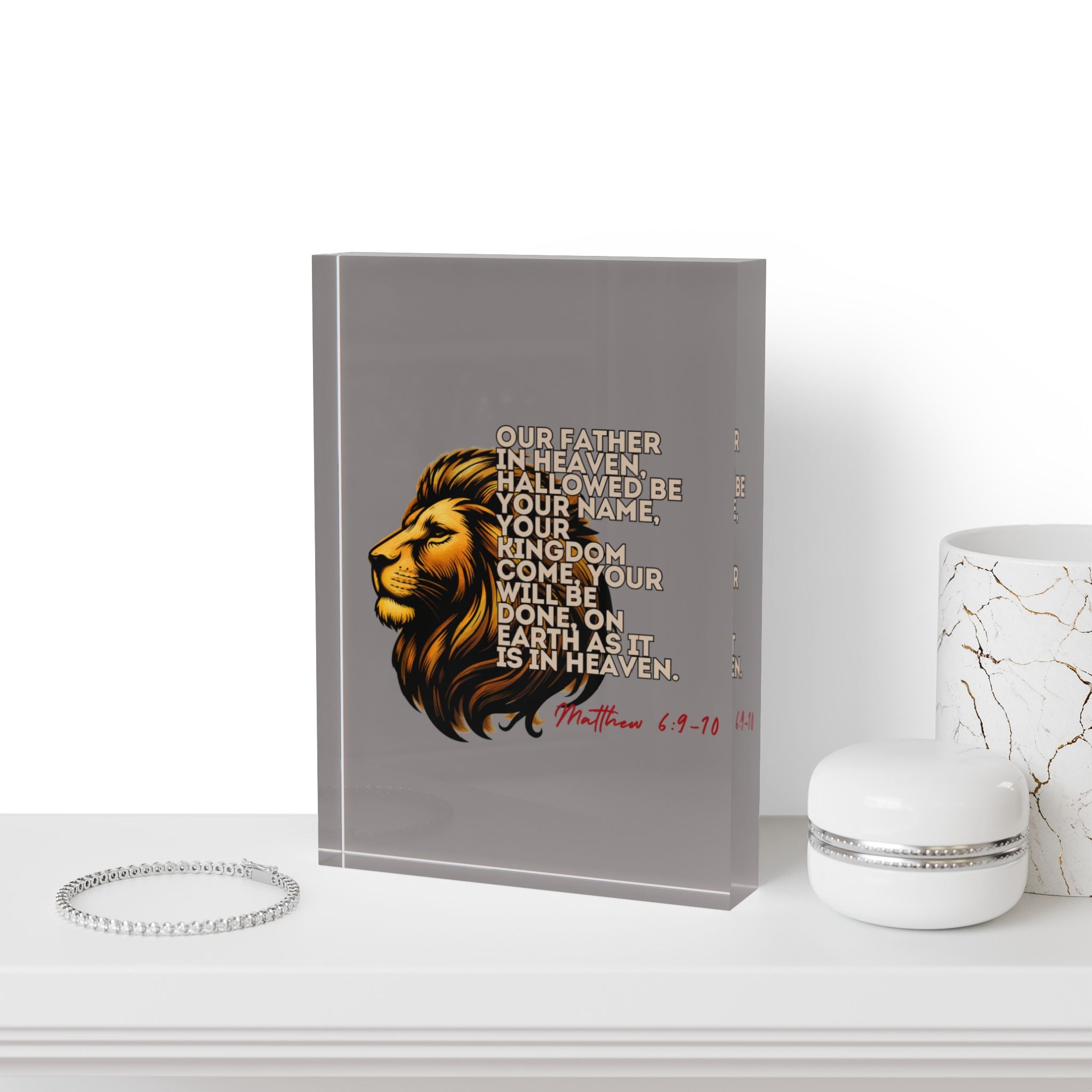 Matthew 6:9-10 Photo Block