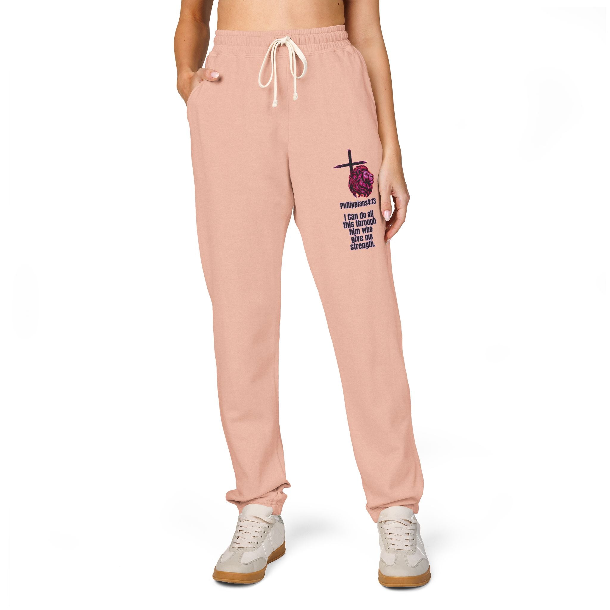 Philippians 4:13: Fleece Joggers