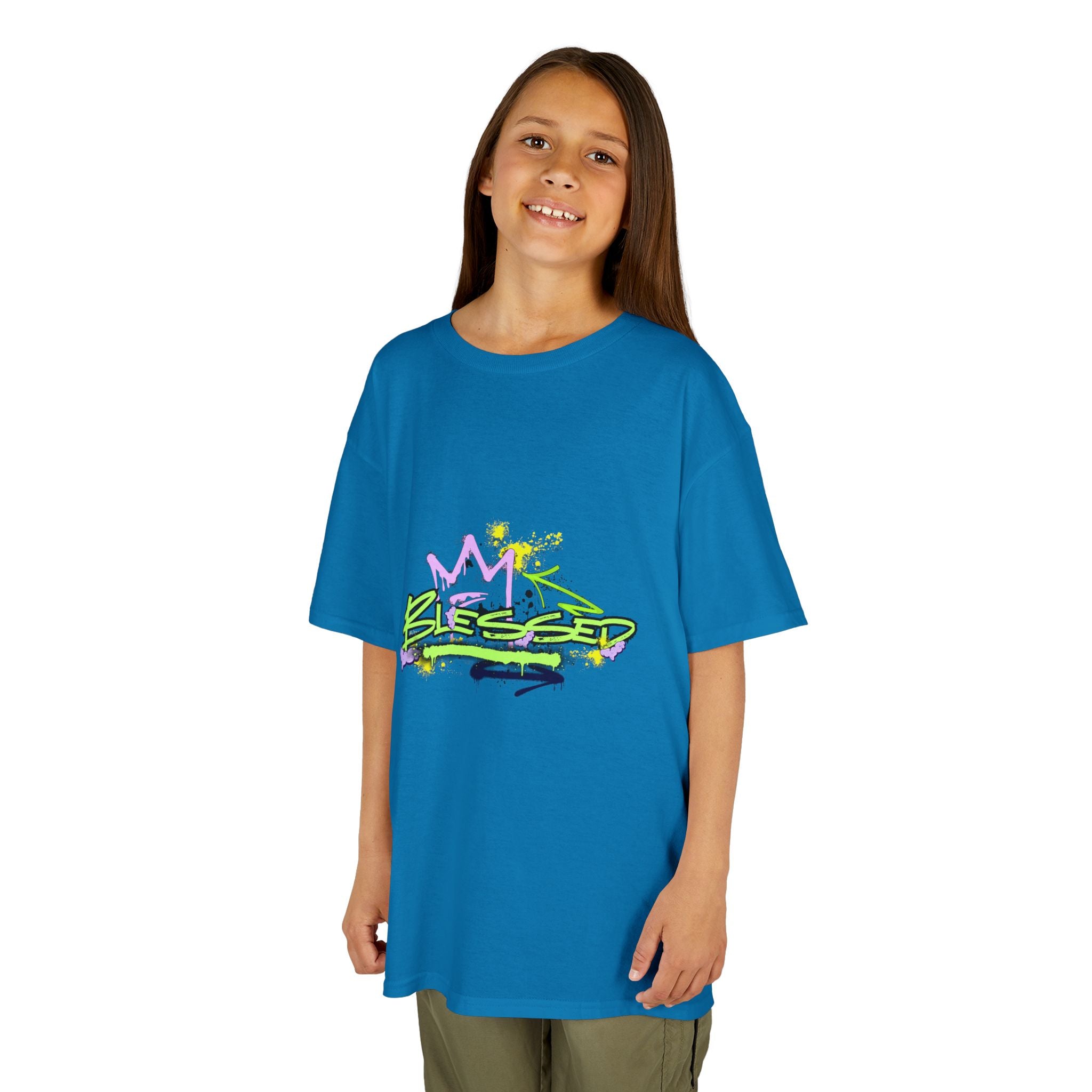 'Blessed' Graffiti - Kids Tee